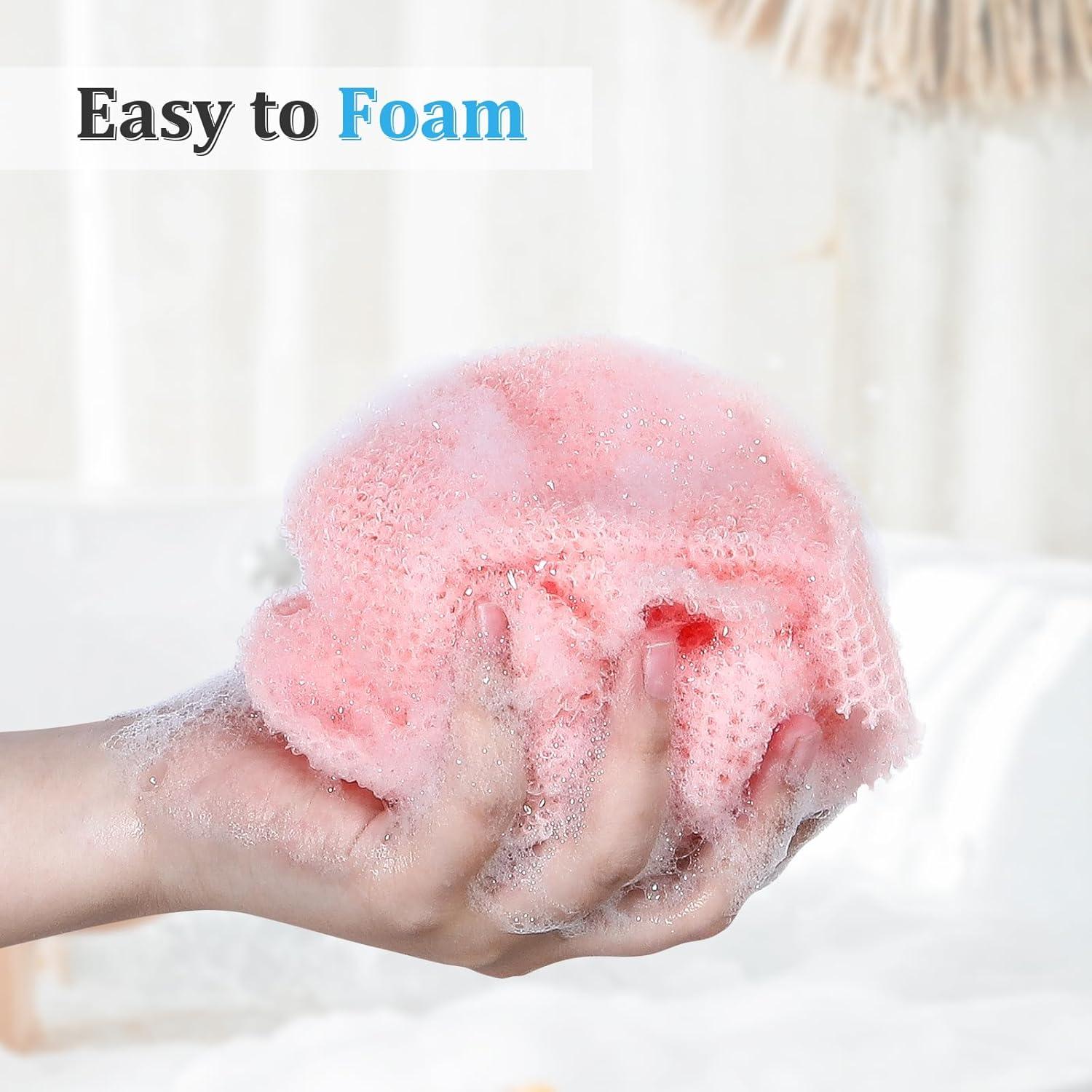 Red Exfoliante Africana VITEVER 80x30 cm - 4 Piezas Multicolor