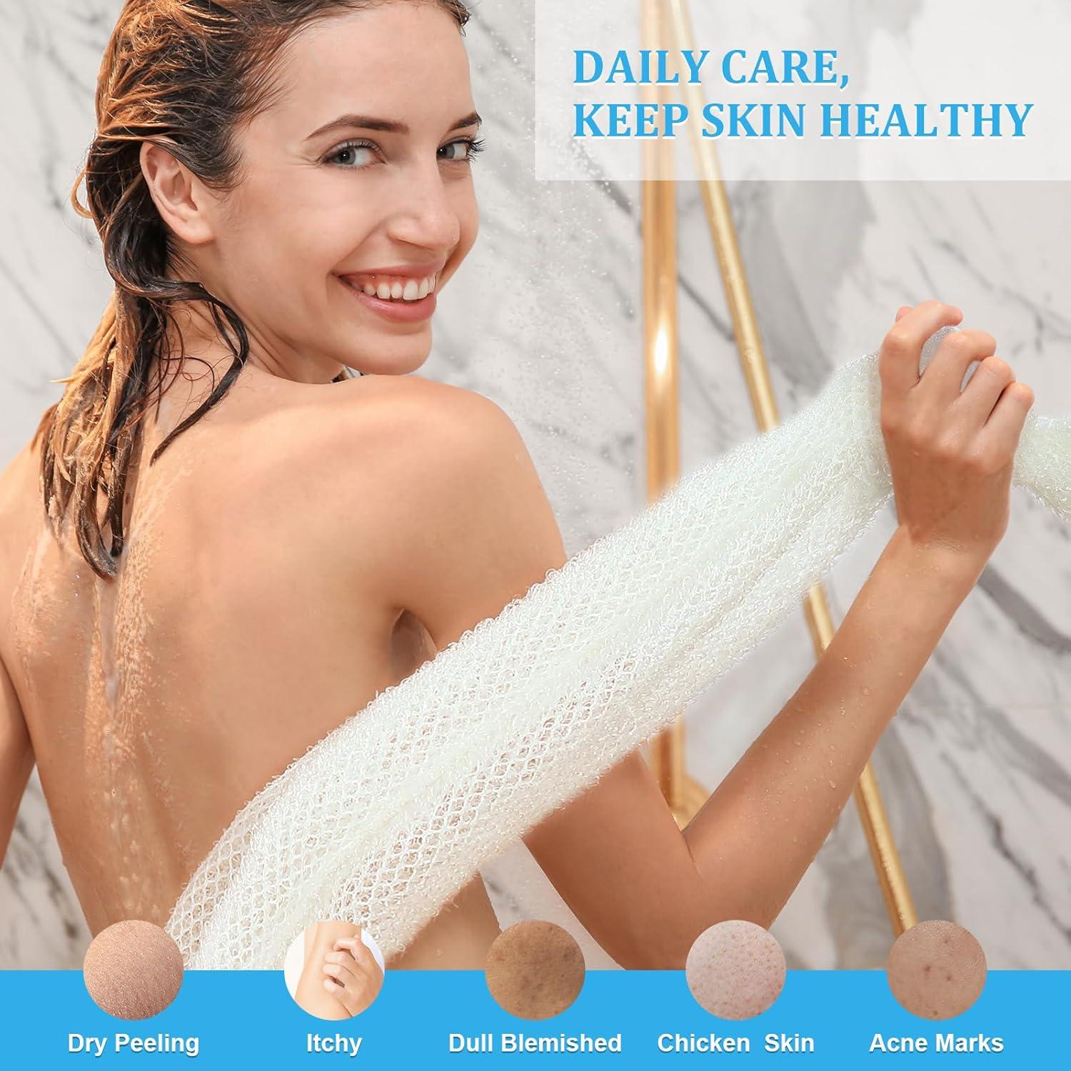 Red Exfoliante Africana VITEVER 80x30 cm - 4 Piezas Multicolor