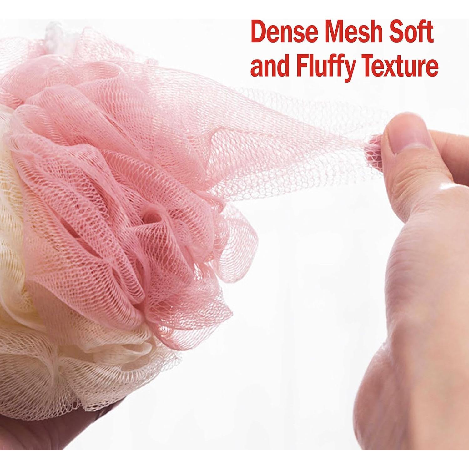 Esponjas de Lufa para Baño Zihezian - Juego de 3 (2 Azules, 1 Rosa)