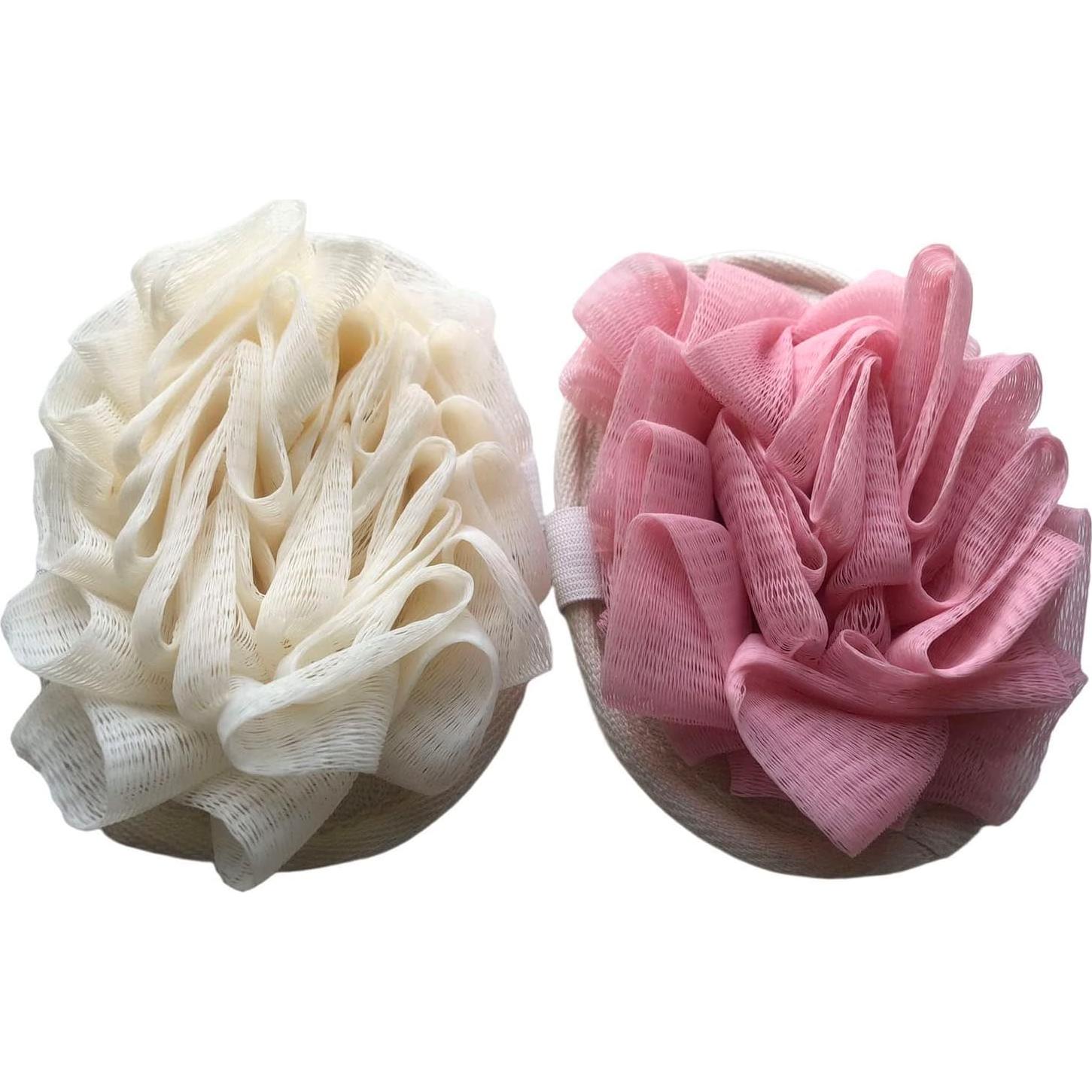 Esponja de Lufa Natural FOVOMA Doble Cara 18x13 cm Viaje