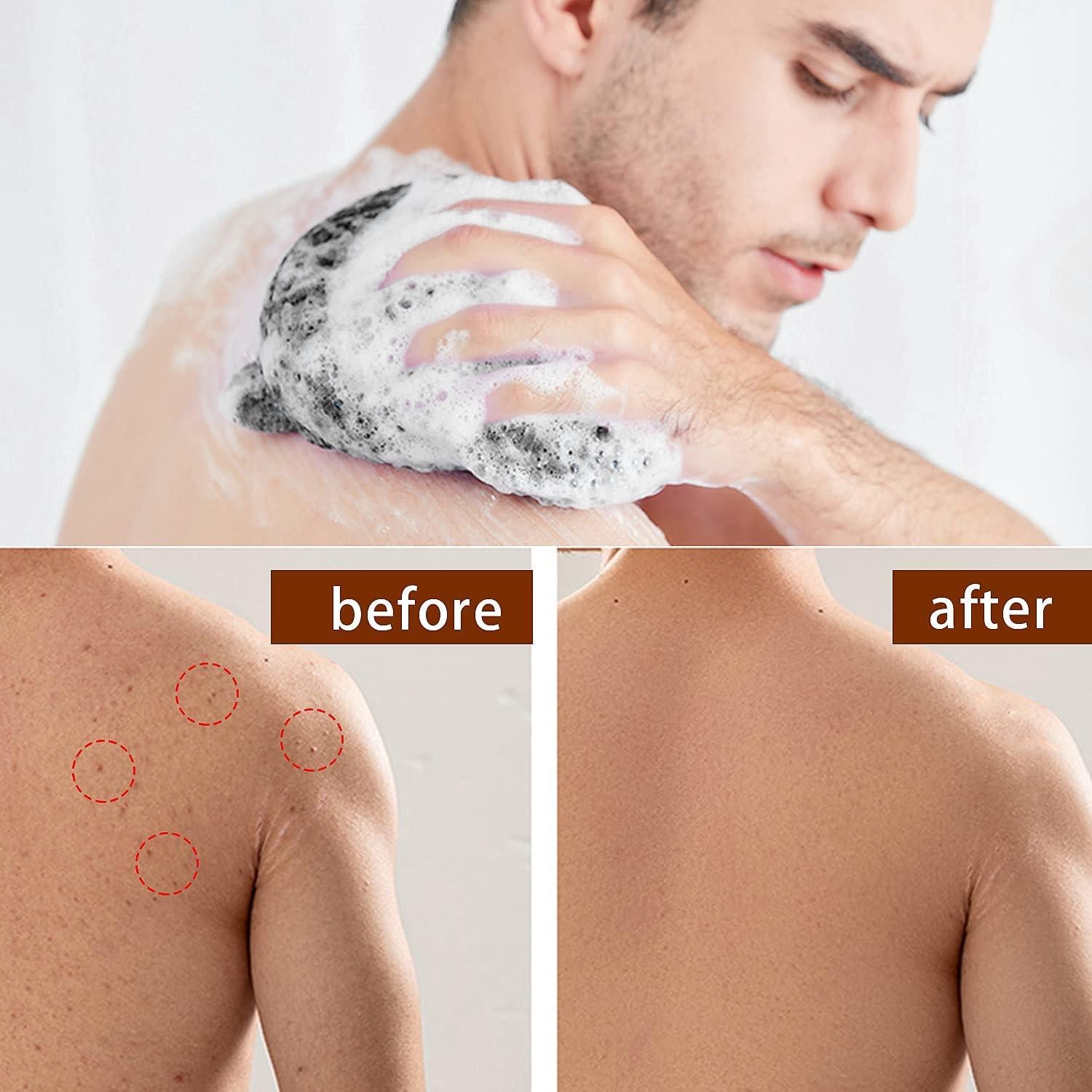 Esponja de Baño Exfoliante JASSINS Negra 170 cm