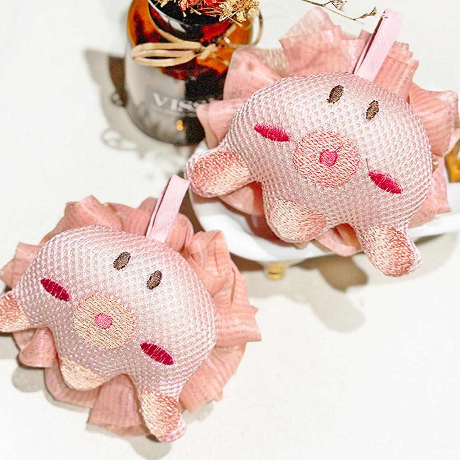 Esponjas de Loofah Fepgsy para Ducha Niños Rana y Pulpo [2 Pzs]