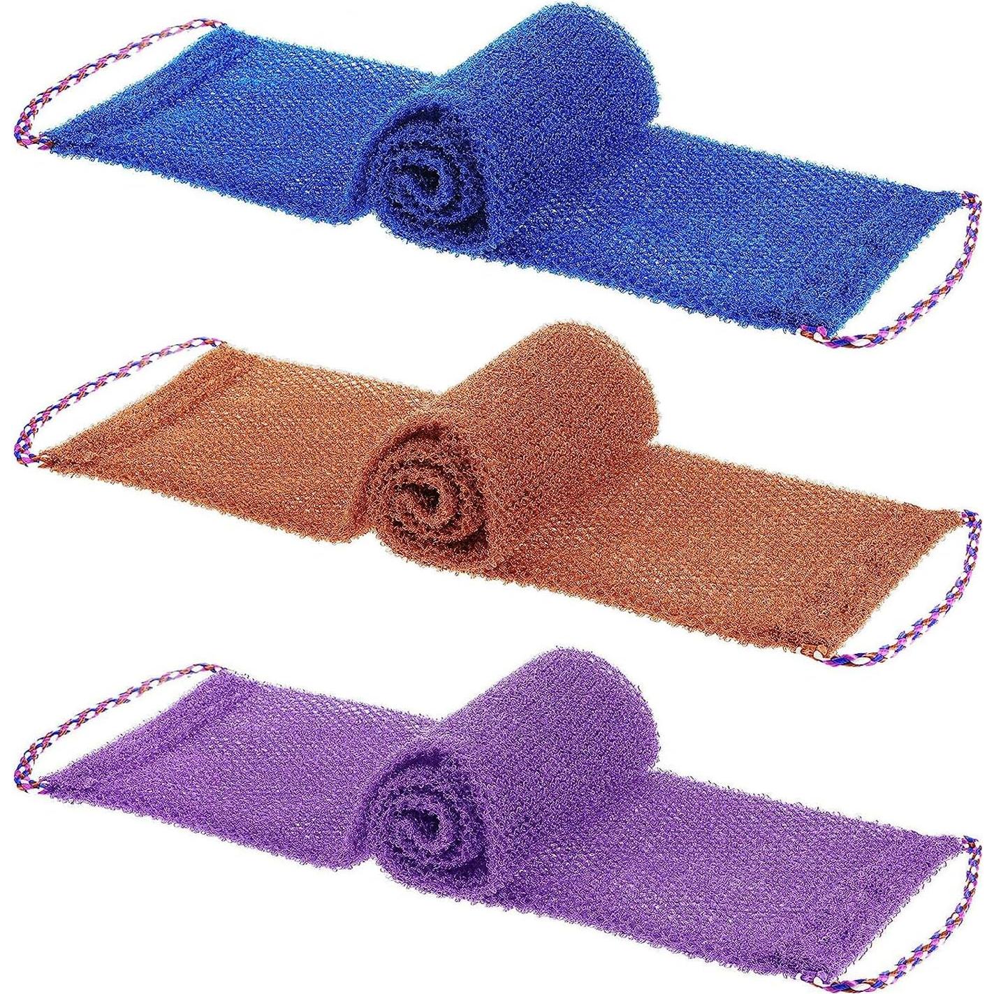 Esponja de Red Africana Dr.Pedi 3 Piezas con Mangos 80 cm