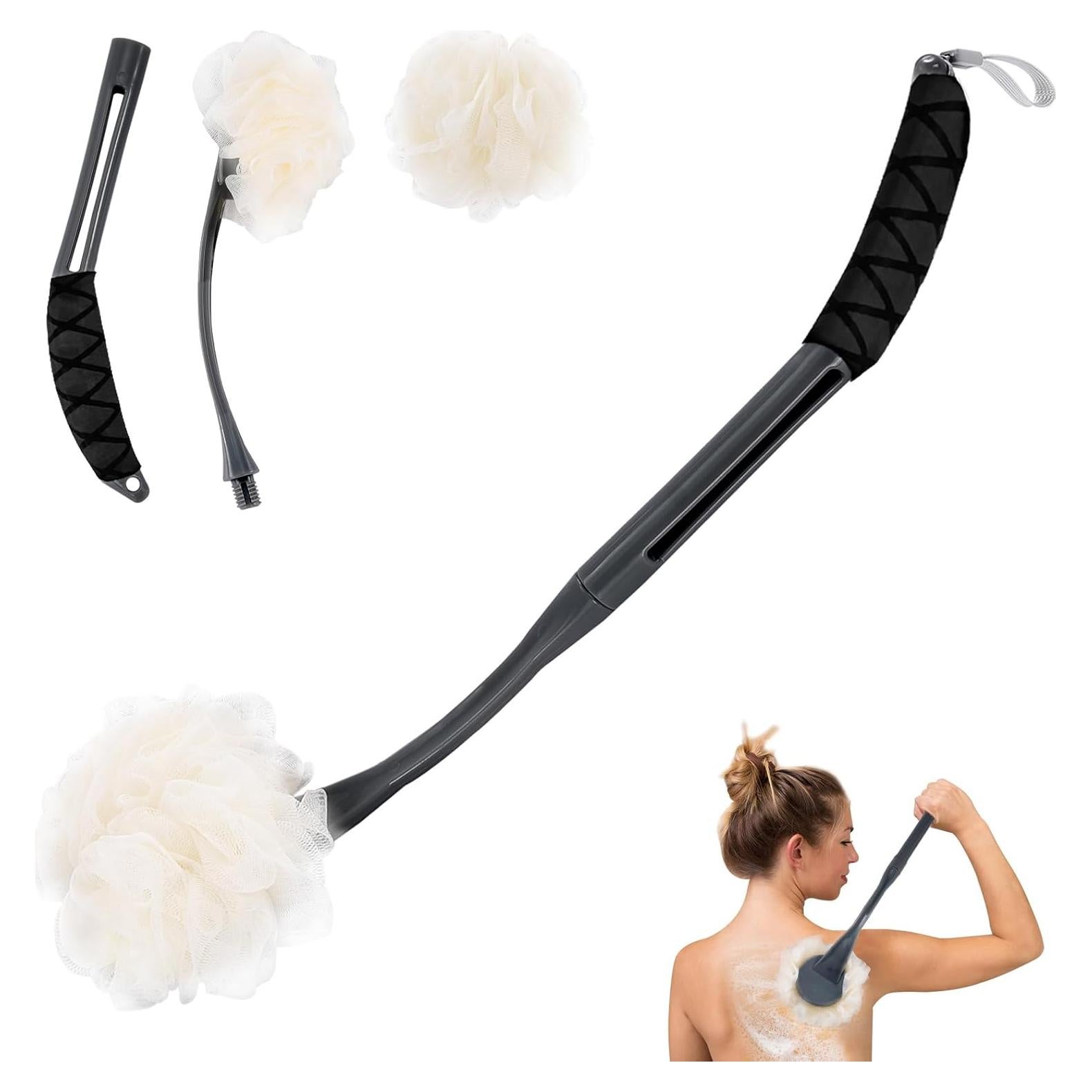 Esponja de Ducha Loofah BTideas 52 cm Mango Desmontable