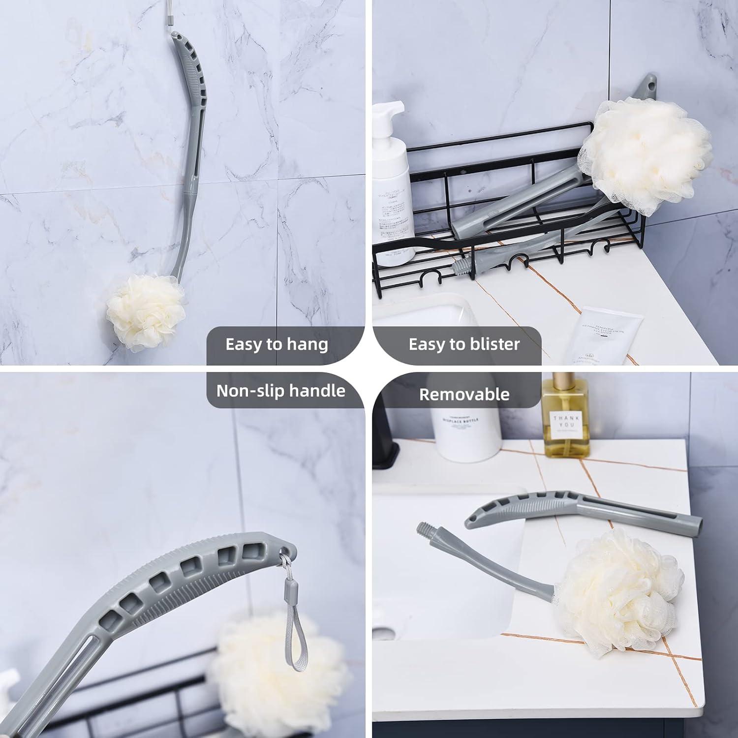 Esponja de Ducha Loofah BTideas 52 cm Mango Desmontable