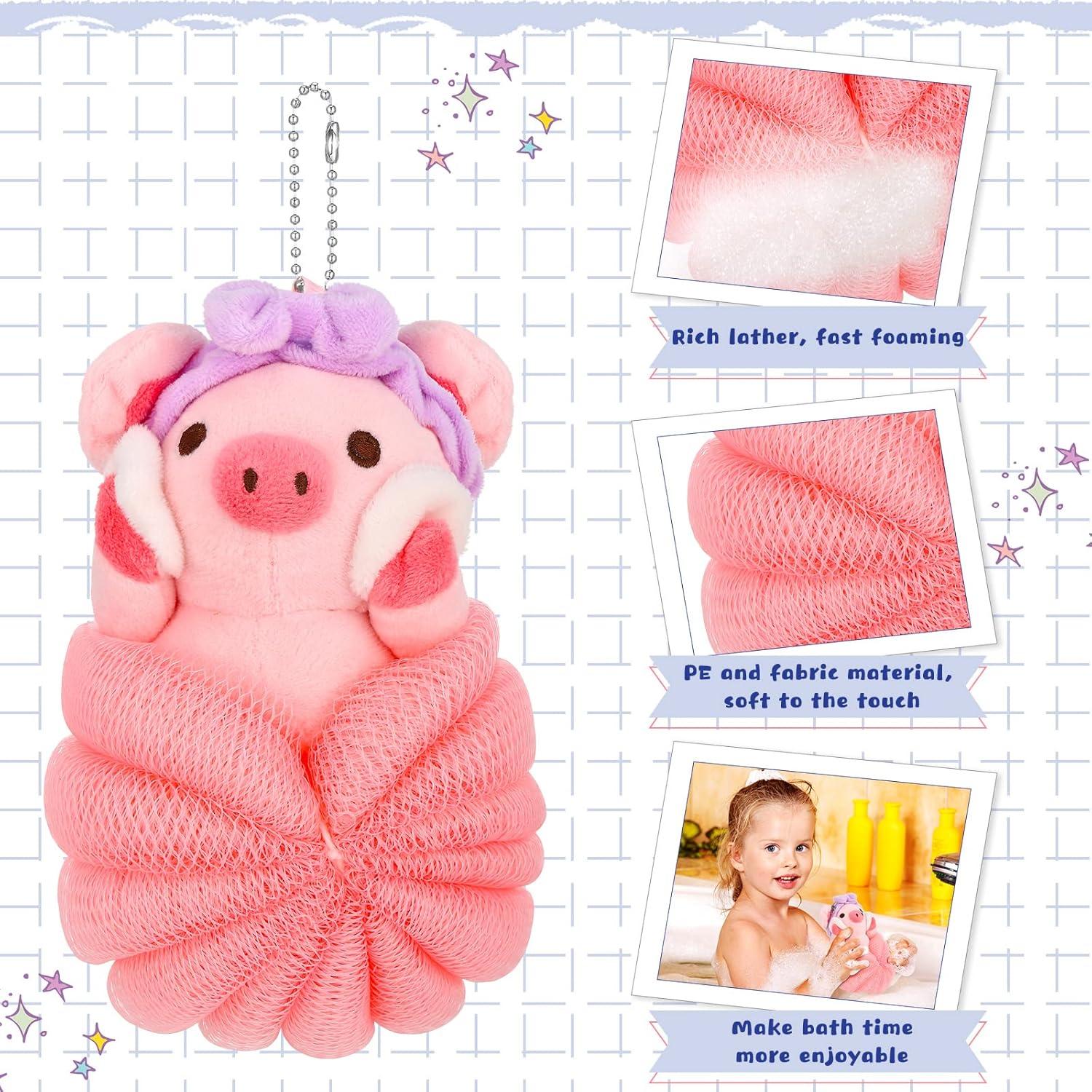 Esponjas de Baño Luffa para Niños Vesici - 2 Piezas Animales