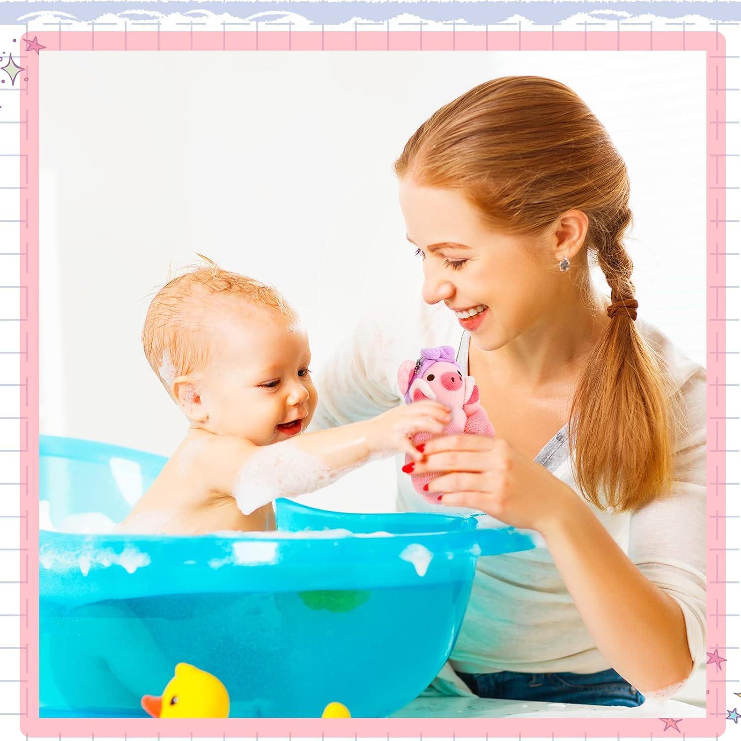 Esponjas de Baño Luffa para Niños Vesici - 2 Piezas Animales