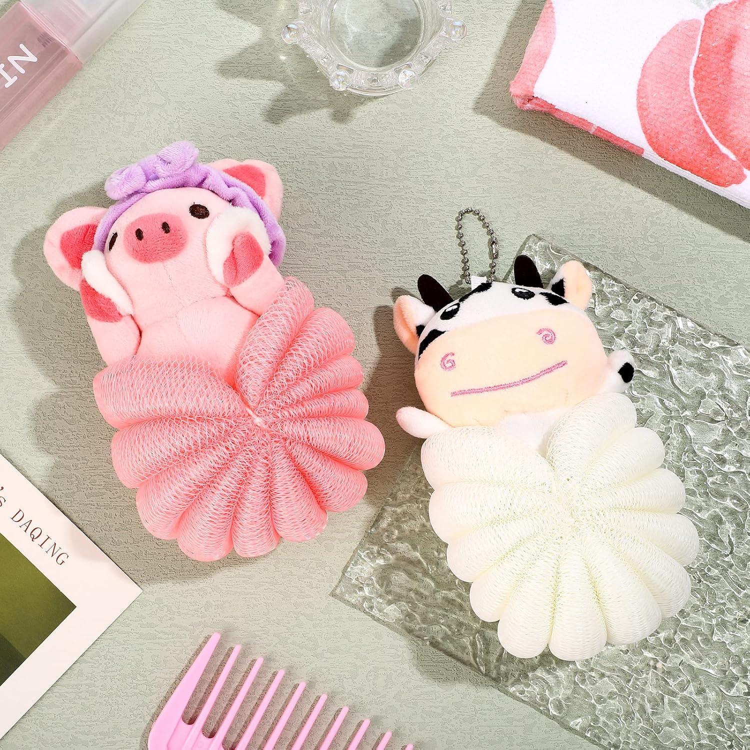 Esponjas de Baño Luffa para Niños Vesici - 2 Piezas Animales