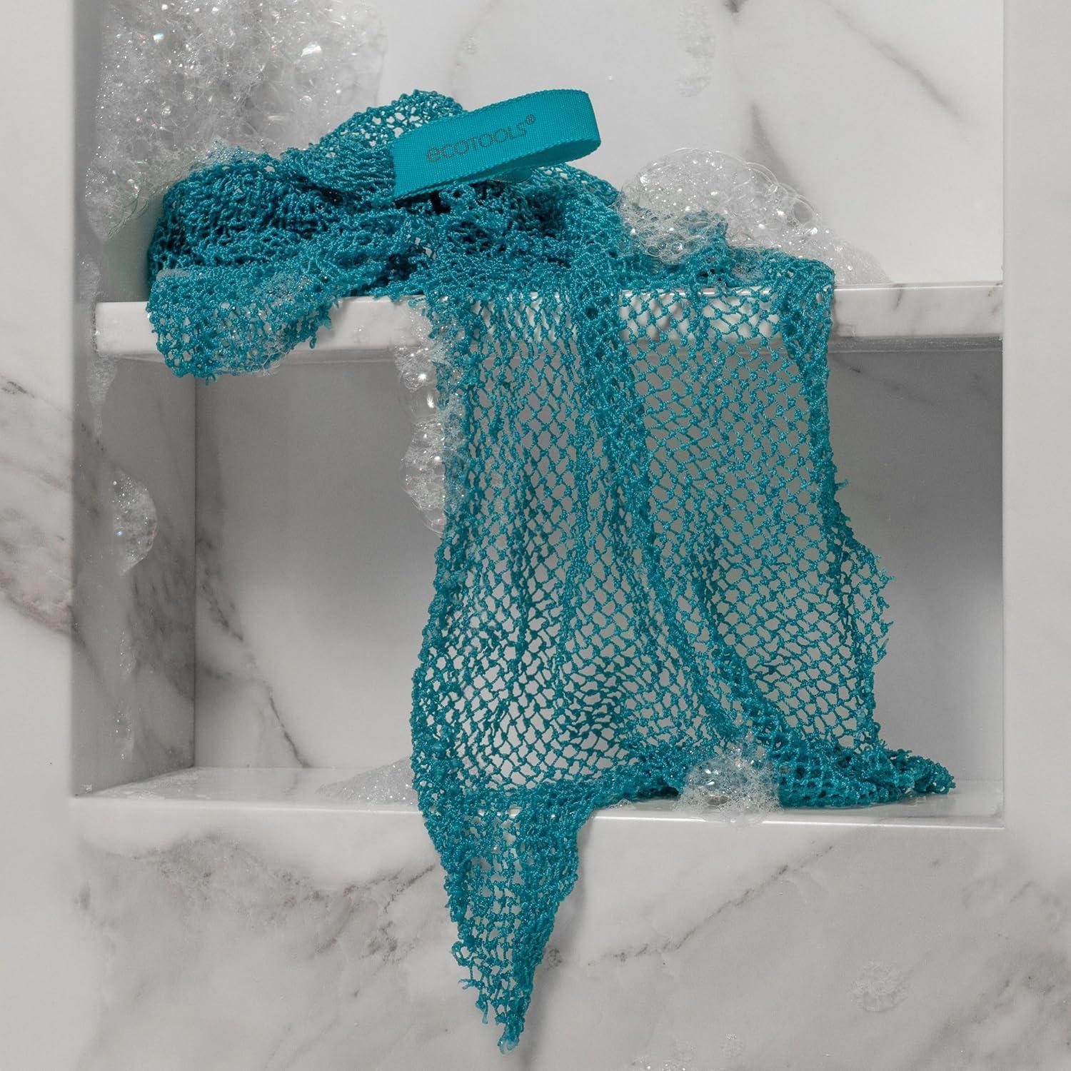 Red de Baño Exfoliante EcoTools - 1 Unidad, Ecológica y Vegana