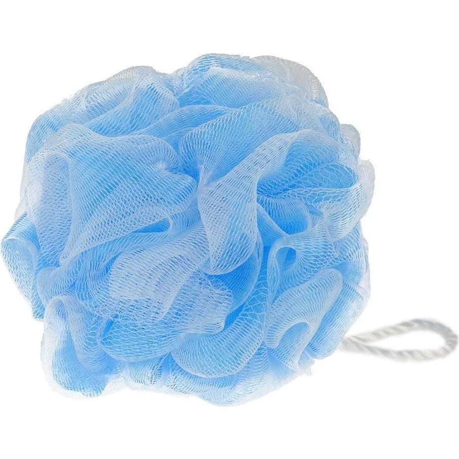 Esponja de Ducha Exfoliante Pouf Loofah 10 Unidades