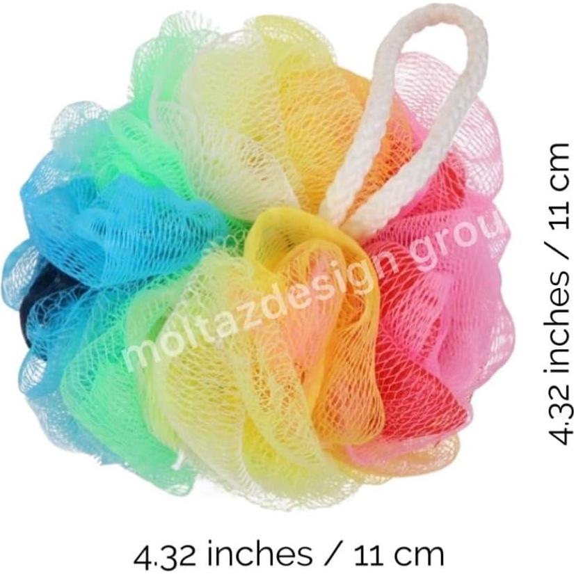 Esponja de Loofah Exfoliante Tval Arcoíris 60g para Piel Sensible