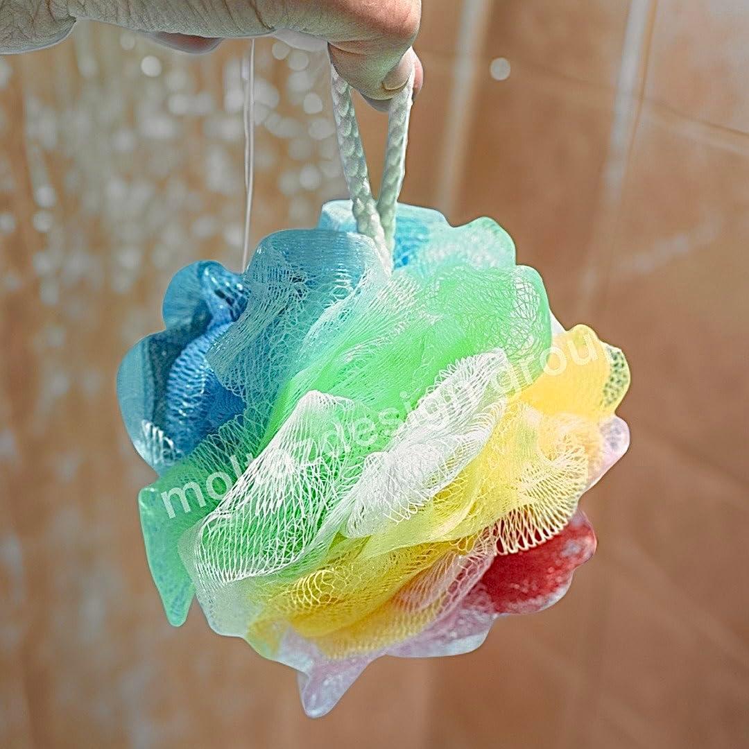 Esponja de Loofah Exfoliante Tval Arcoíris 60g para Piel Sensible