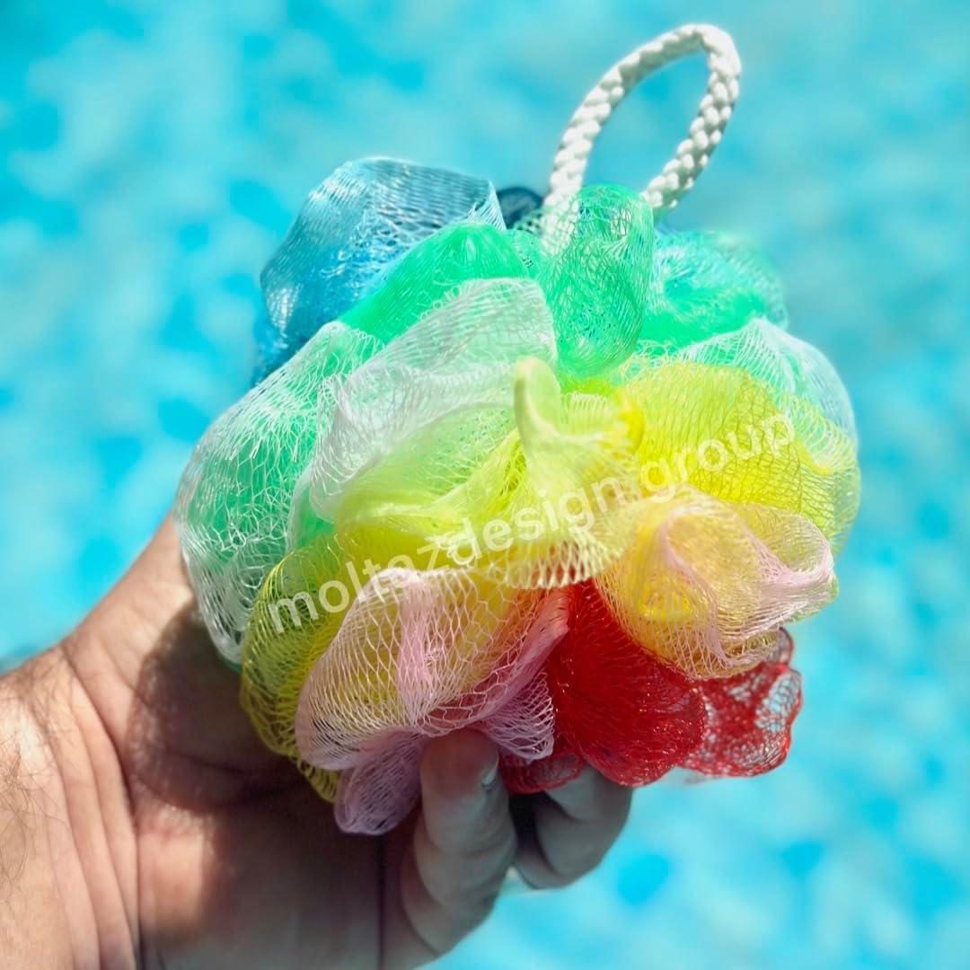 Esponja de Loofah Exfoliante Tval Arcoíris 60g para Piel Sensible