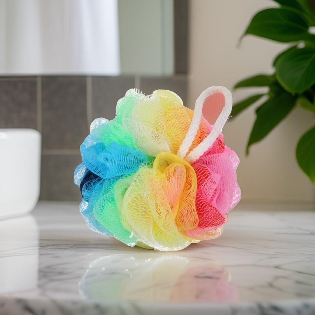 Esponja de Loofah Exfoliante Tval Arcoíris 60g para Piel Sensible