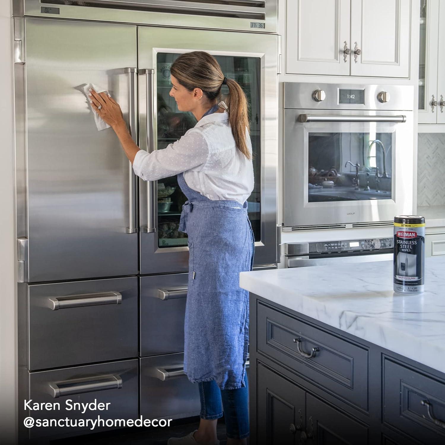 Toallitas de Acero Inoxidable Weiman - 28 Unidades - Limpieza Efectiva