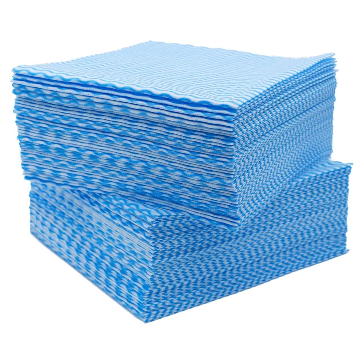 Toallas de limpieza Elinnee 75 unidades 36.1x40cm azul