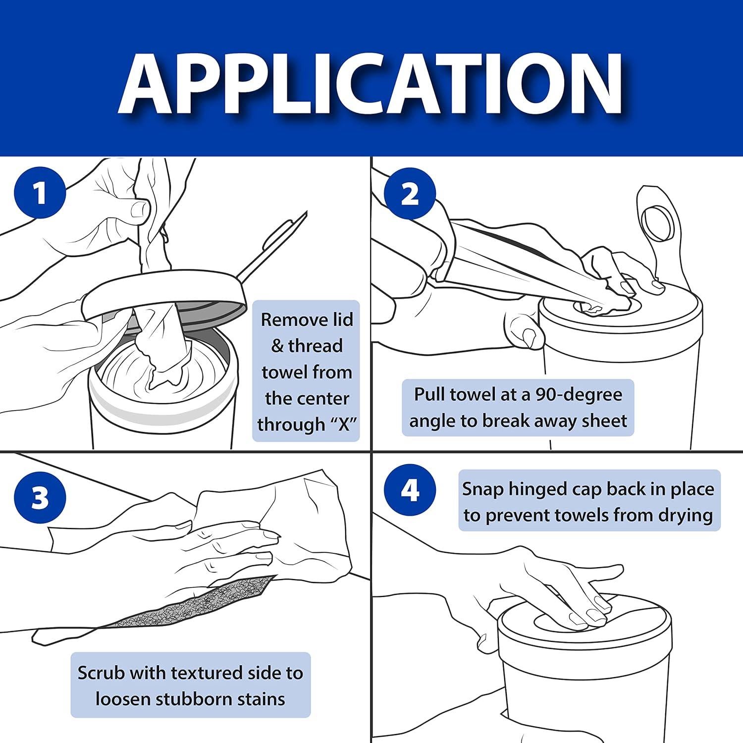 Toallitas de Limpieza X-14 Alta Resistencia 75 Unidades