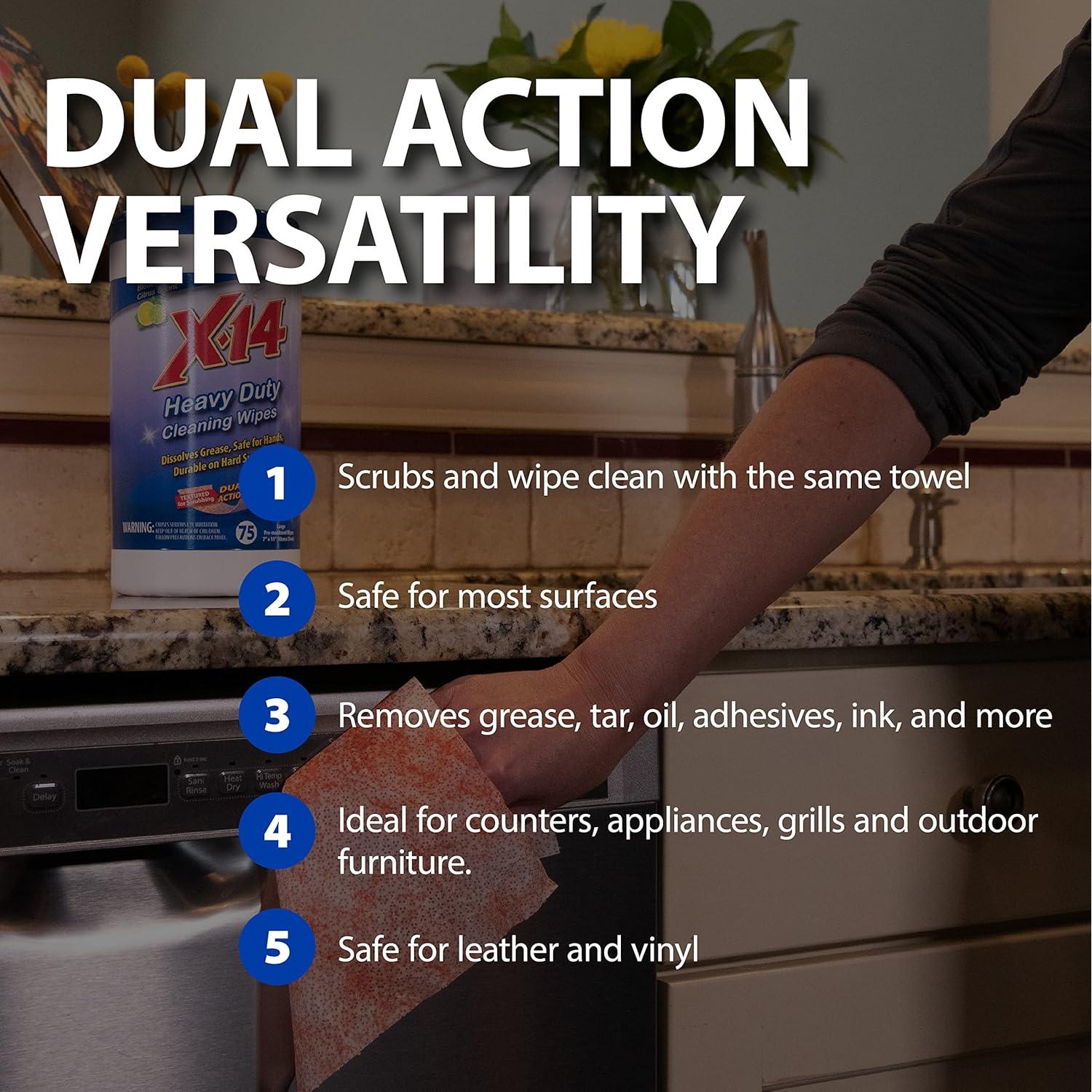 Toallitas de Limpieza X-14 Alta Resistencia 75 Unidades