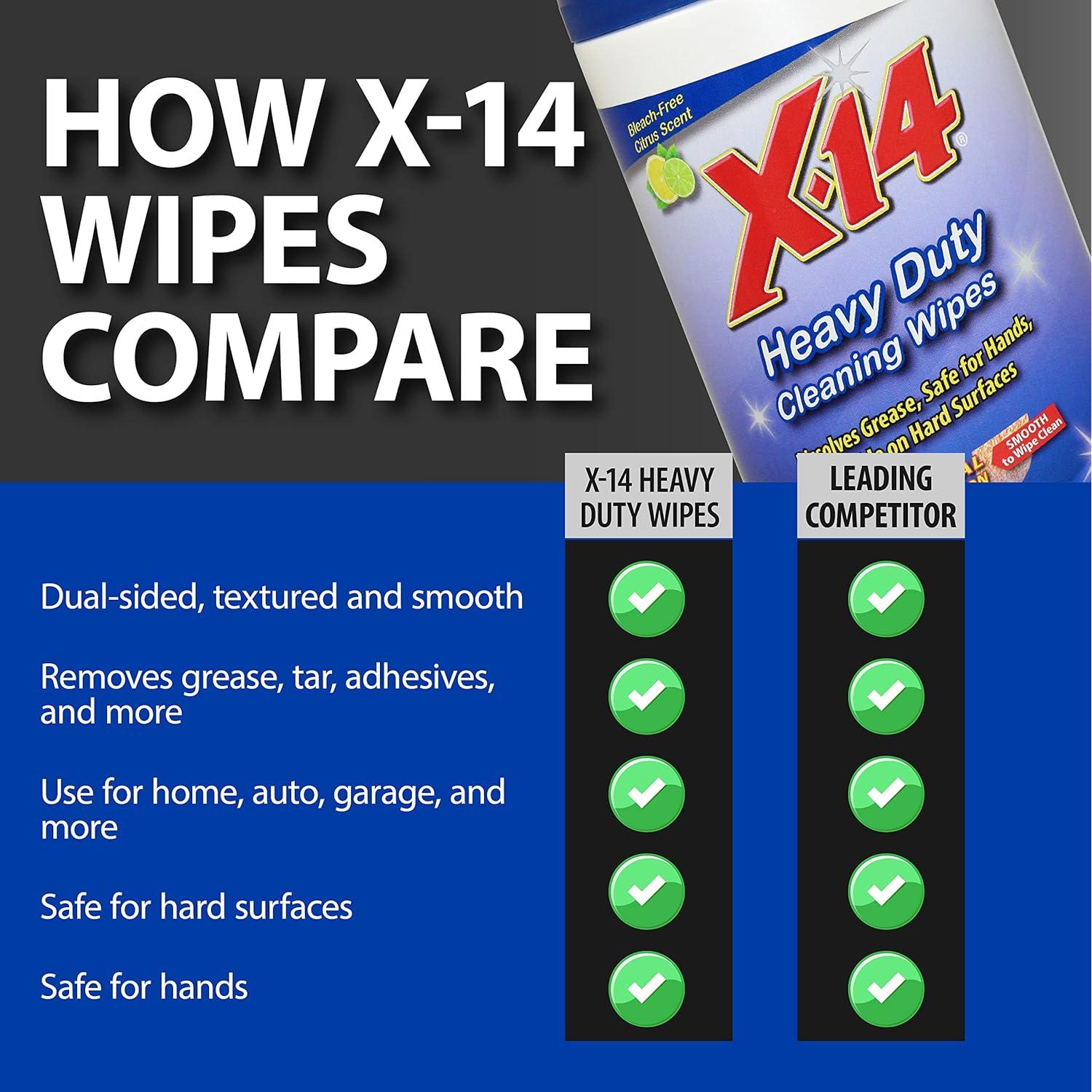 Toallitas de Limpieza X-14 Alta Resistencia 75 Unidades