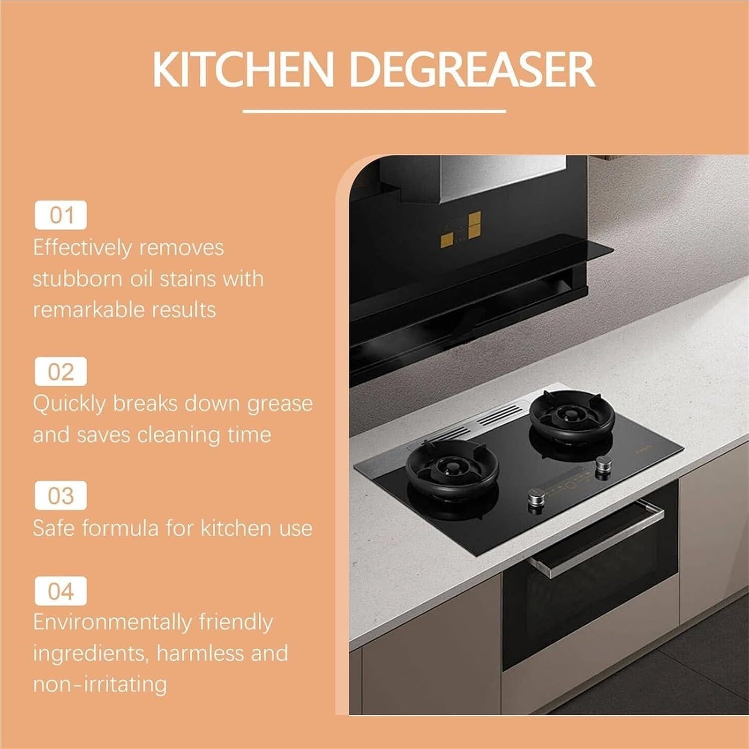 Limpiador Espumoso Desengrasante de Cocina Genérico 120 ml