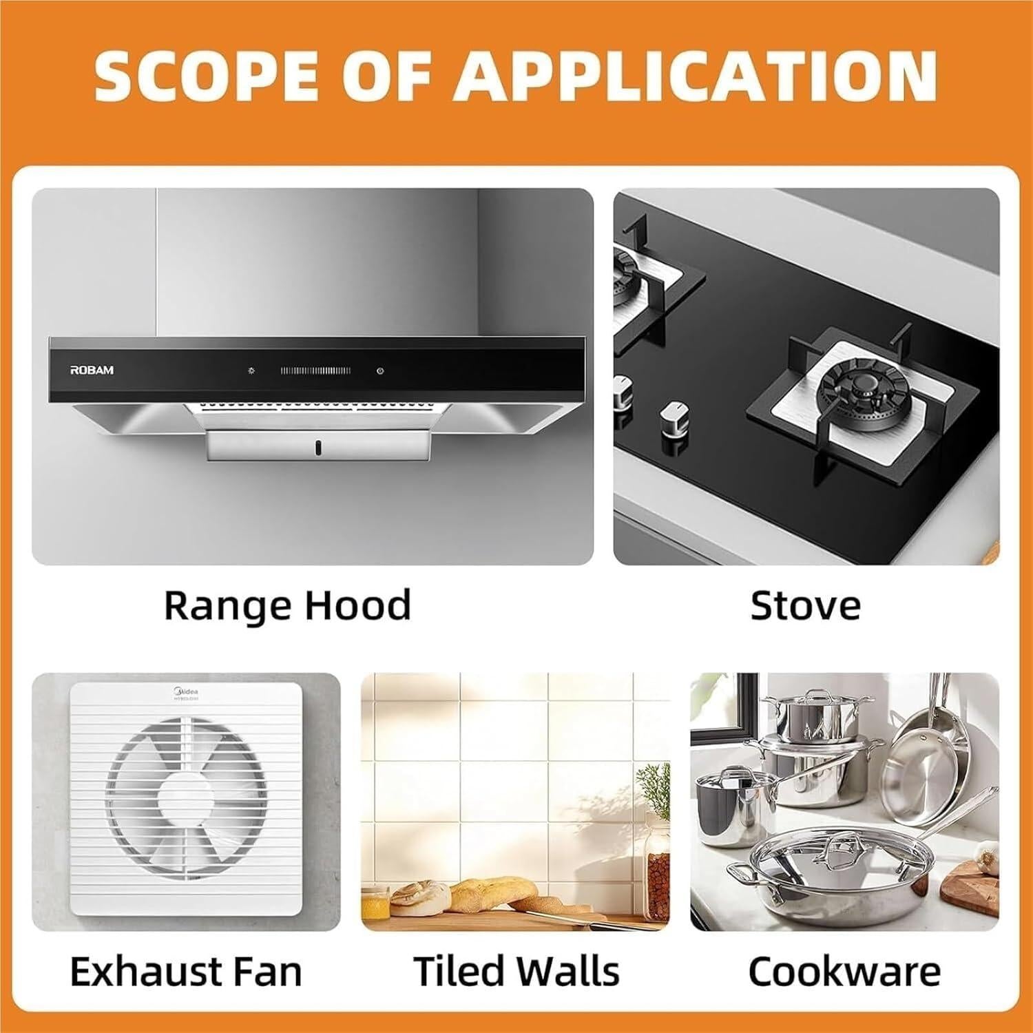 Limpiador Espumoso Desengrasante de Cocina Genérico 120 ml