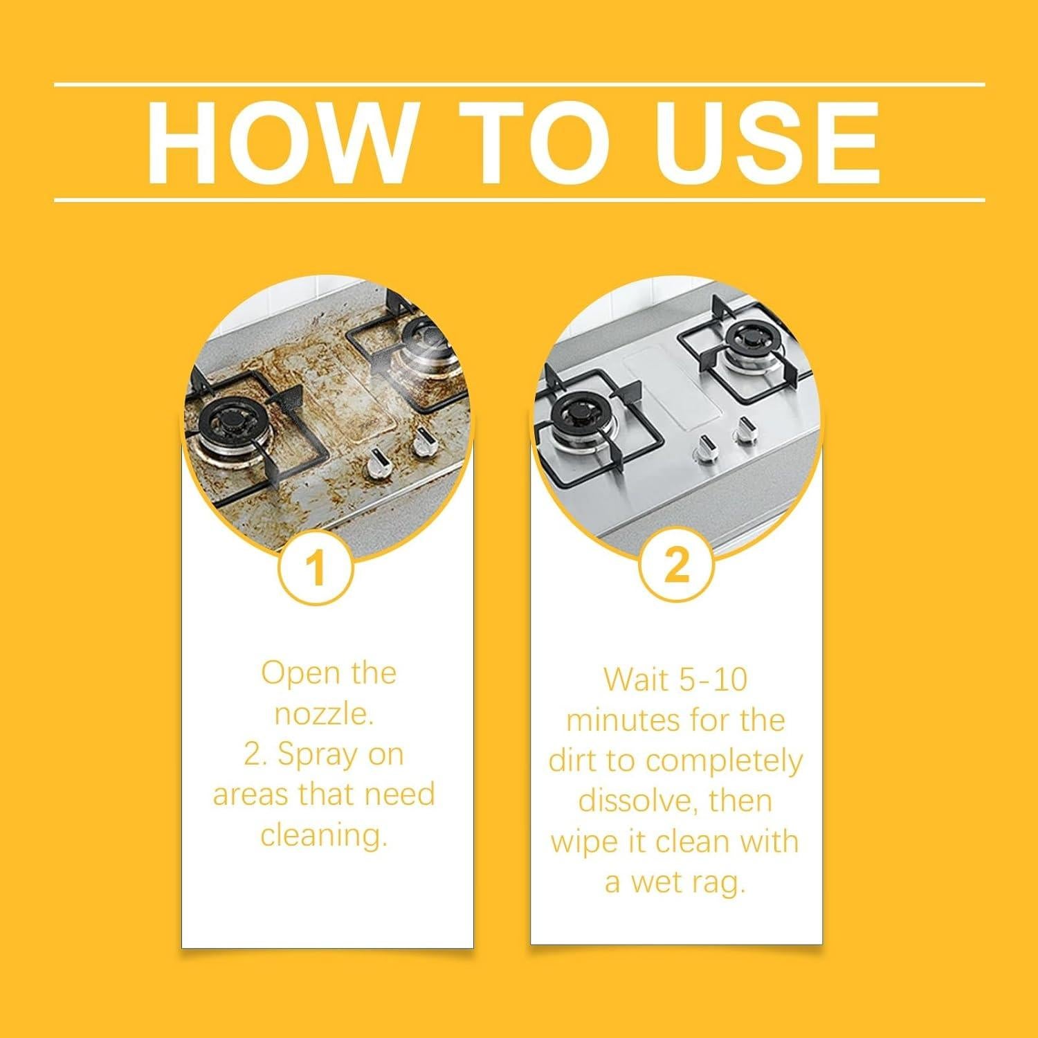 Limpiador Desengrasante Genérico 2 Paquetes 500ml Cocina