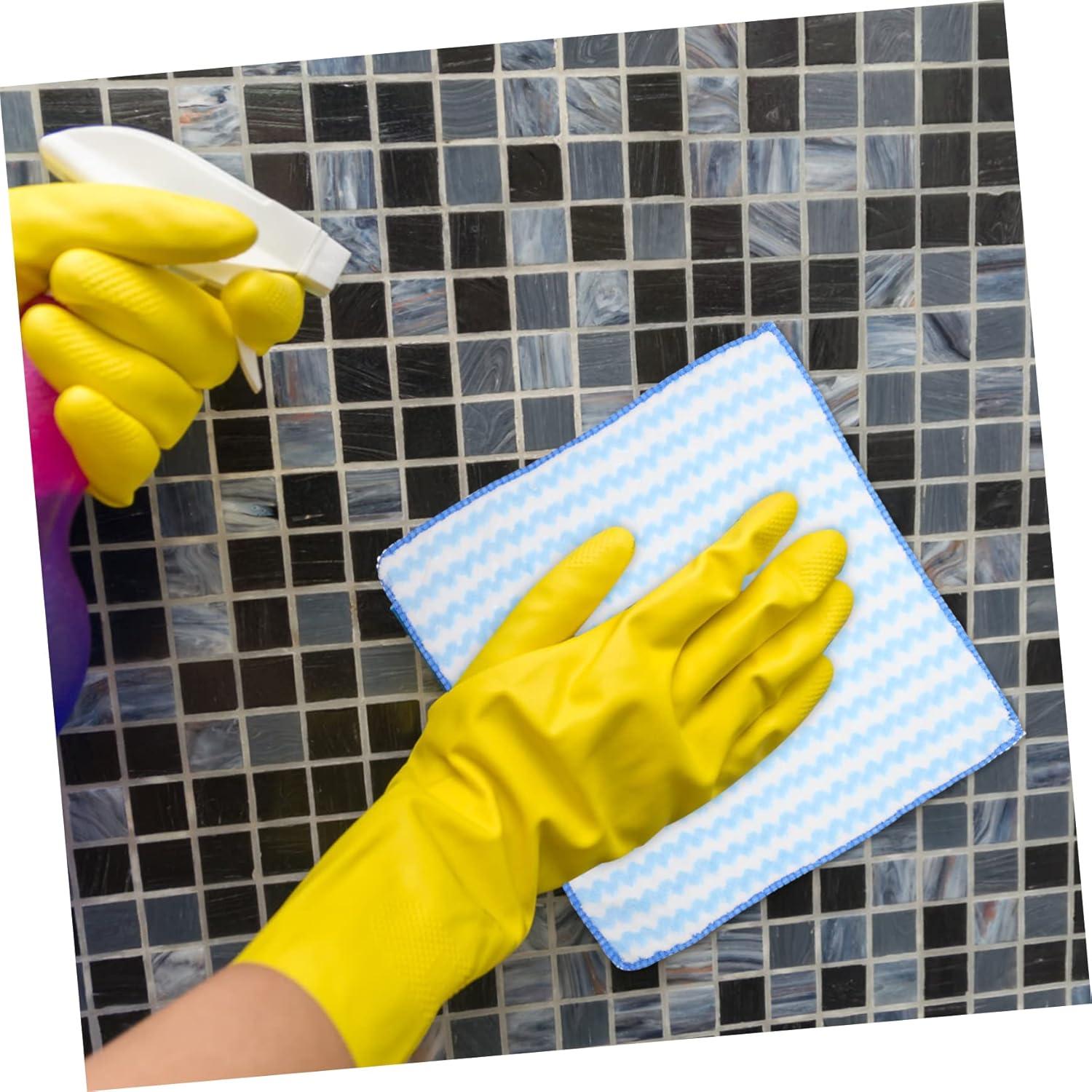 12 Paños de Microfibra WHAMVOX 30x30cm Azul para Cocina