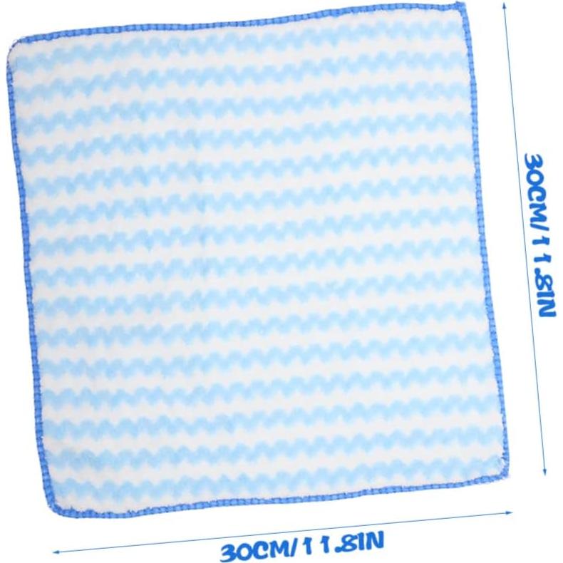 12 Paños de Microfibra WHAMVOX 30x30cm Azul para Cocina