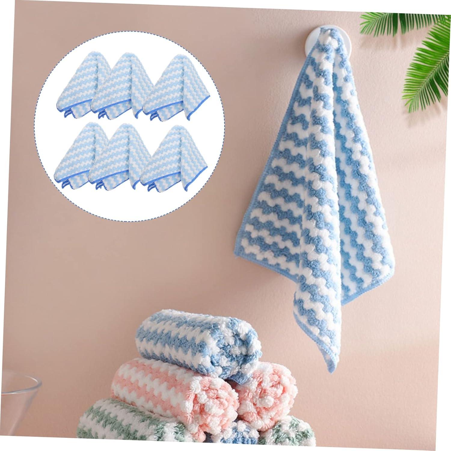 12 Paños de Microfibra WHAMVOX 30x30cm Azul para Cocina