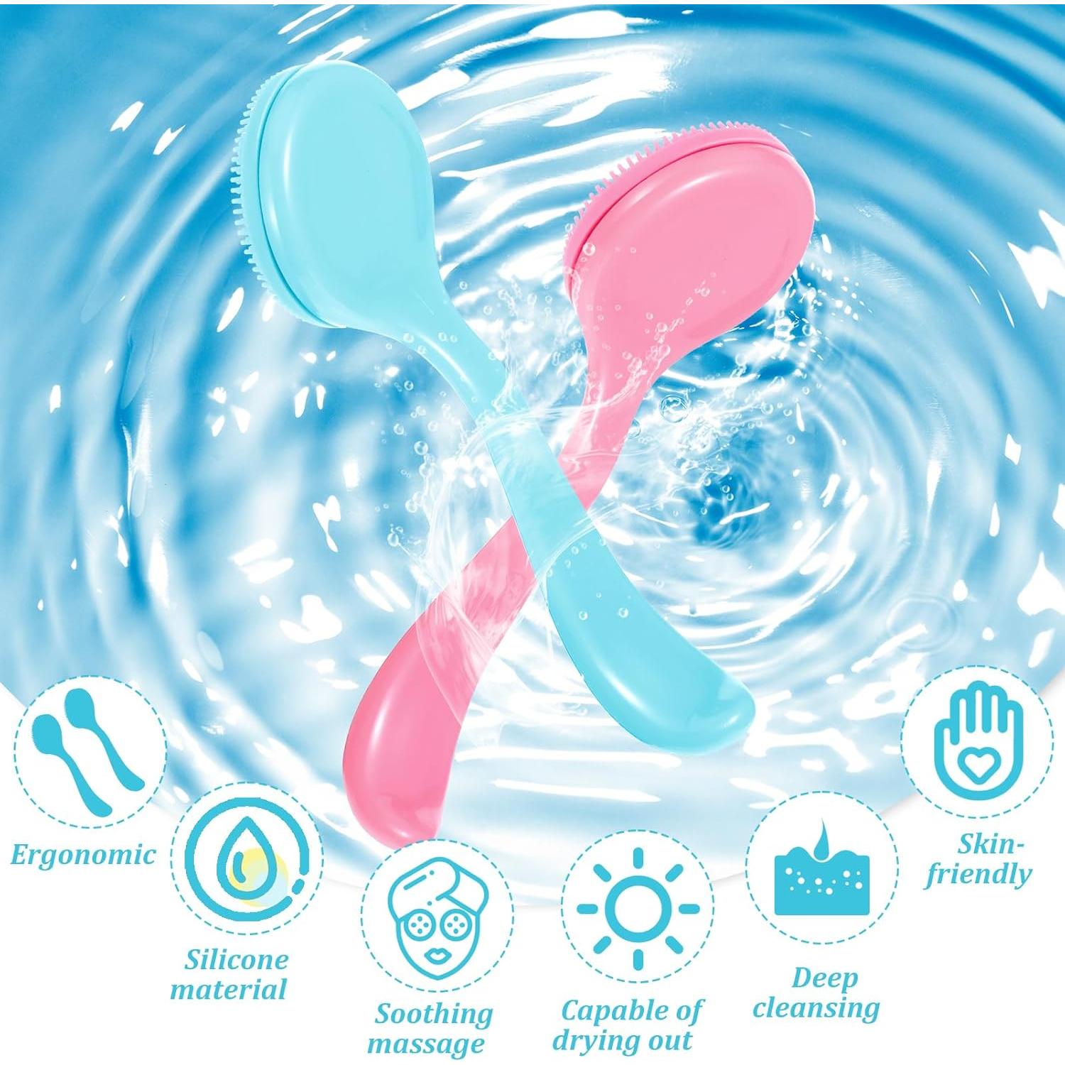 Cepillo Facial Exfoliante de Silicona YQQYG - 2 Piezas