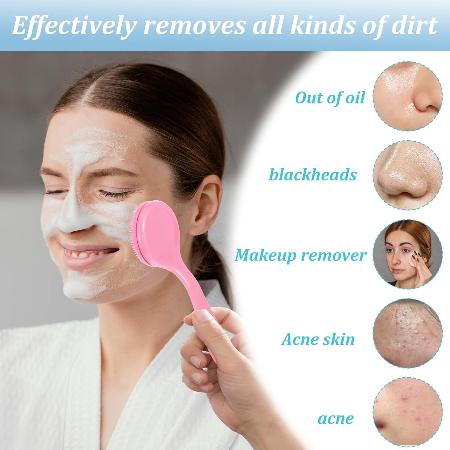 Cepillo Facial Exfoliante de Silicona YQQYG - 2 Piezas