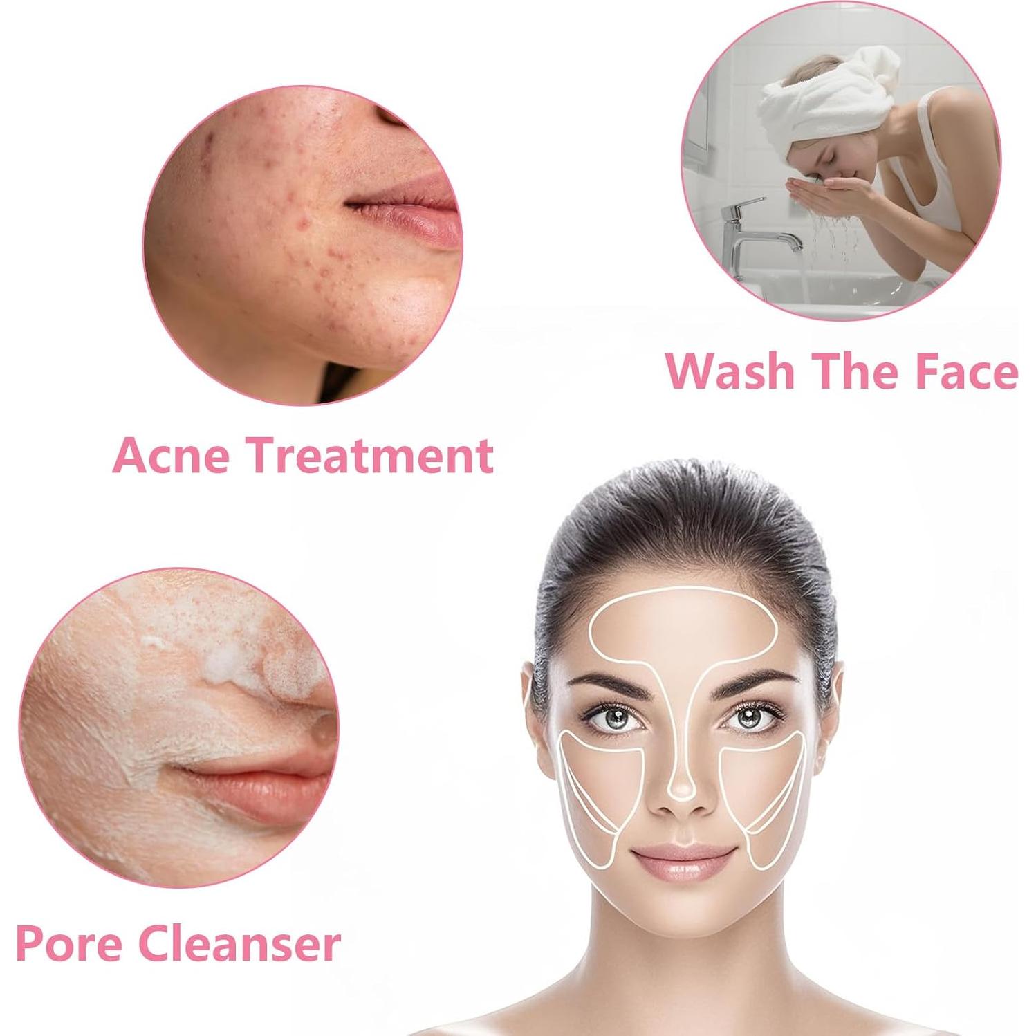 Limpiador Facial de Silicona MCIGICM 20 Piezas Exfoliante