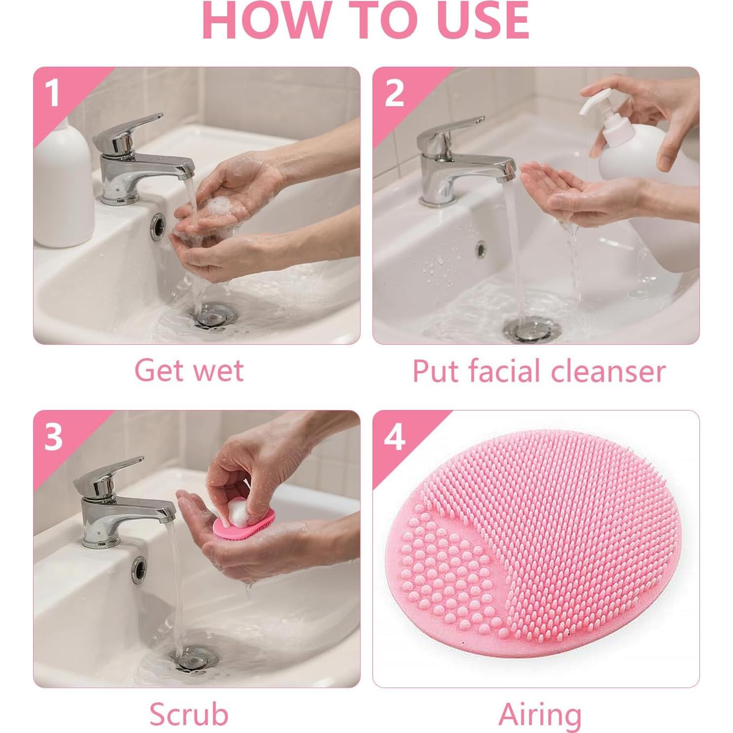 Limpiador Facial de Silicona MCIGICM 20 Piezas Exfoliante