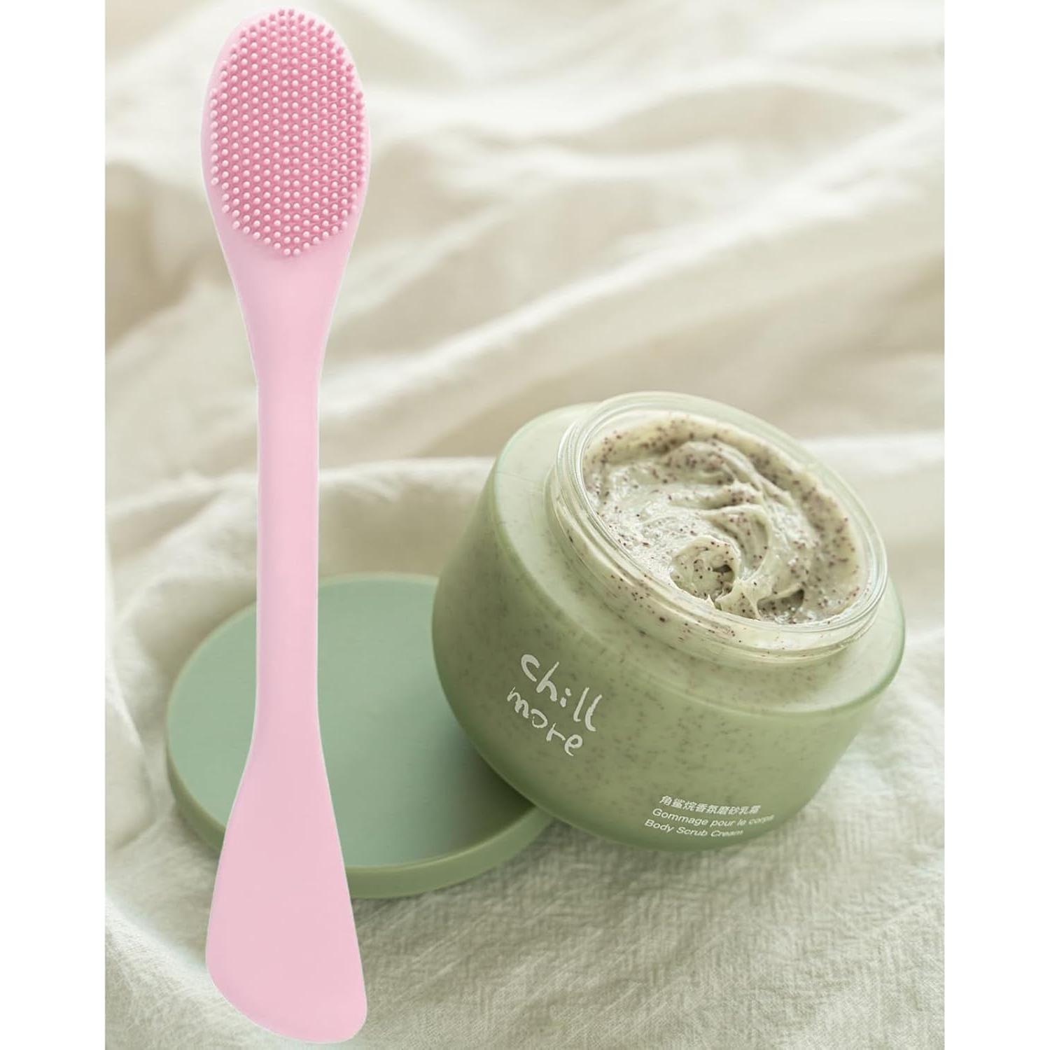 Limpiador de Poros ZORLYS - Brocha Facial Silicona Doble Cara 2 Pzas