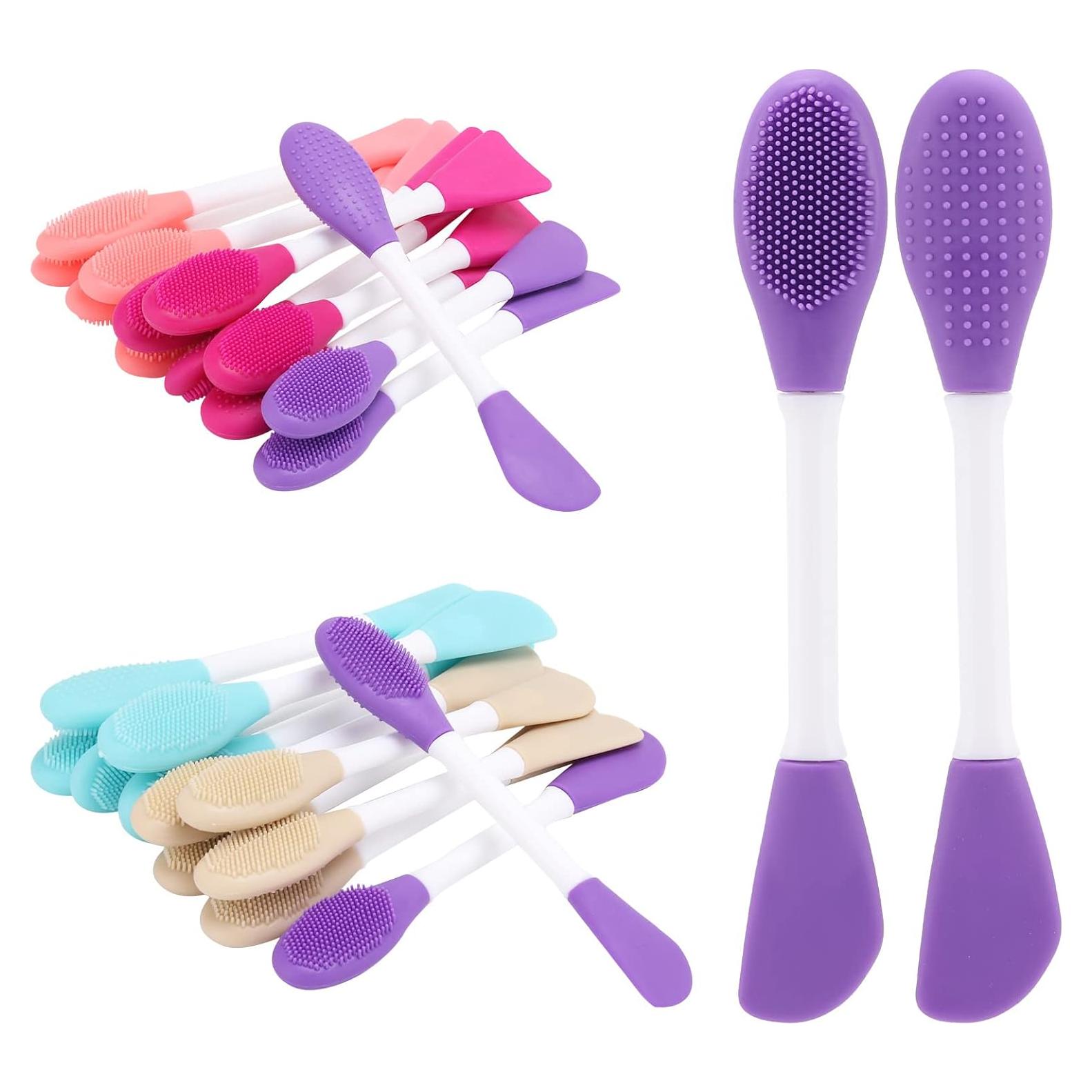 20 Pcs Aplicador de Mascarilla Facial Silicona Tbestmax 2 en 1