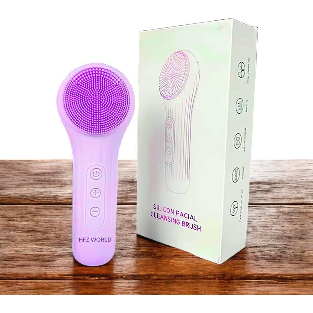 Cepillo Facial de Silicona HFZ World Impermeable Exfoliador