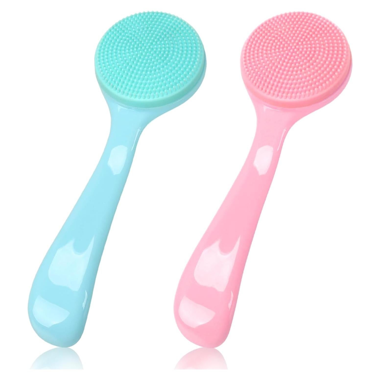 Cepillo de Limpieza Facial Manual NADUSEP - 2 Piezas Silicona