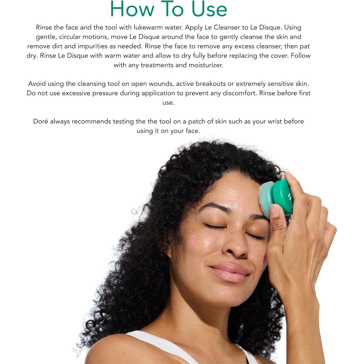 Herramienta de Limpieza Facial Dore Le Disque - Silicona Exfoliante