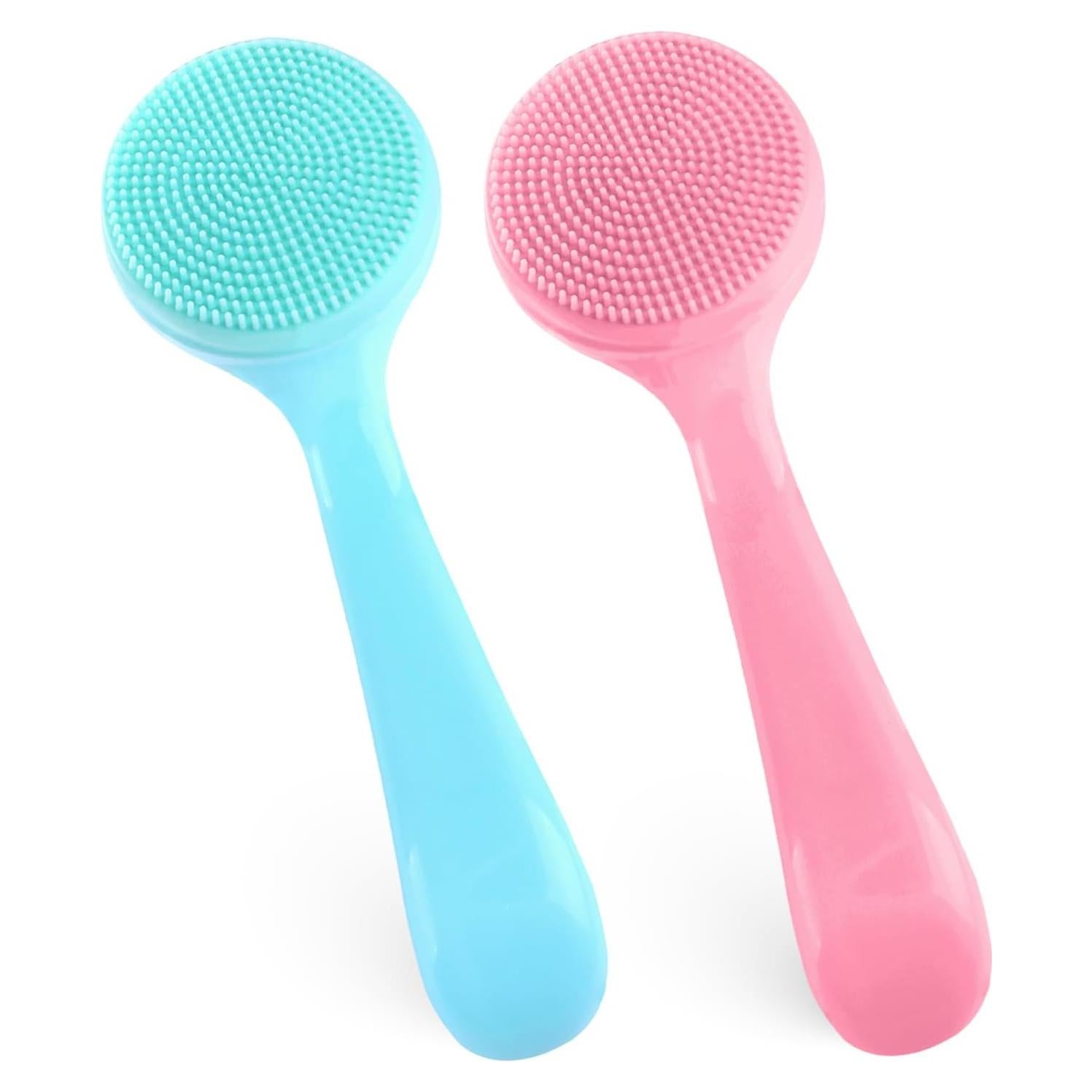 Paquete de 2 cepillos de limpieza facial de silicona DIVINA VITAE