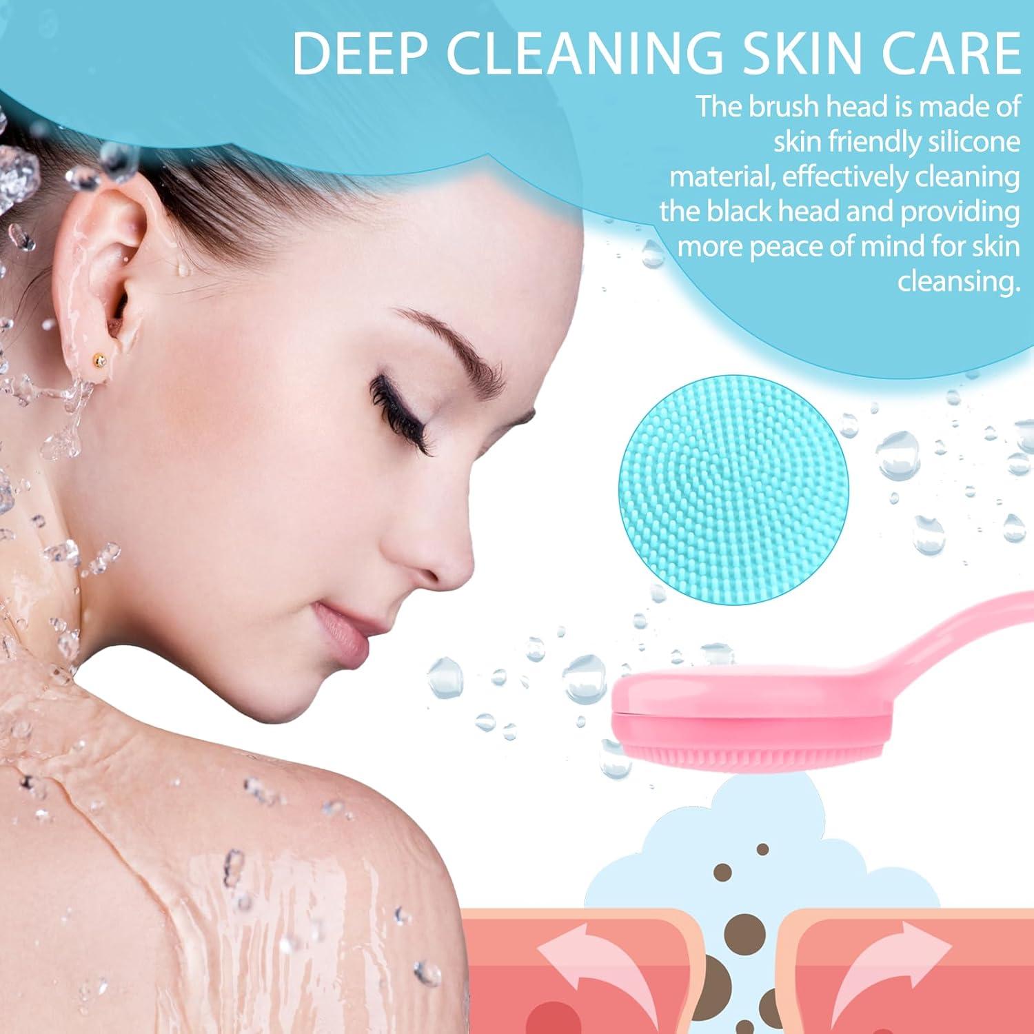 Paquete de 2 cepillos de limpieza facial de silicona DIVINA VITAE