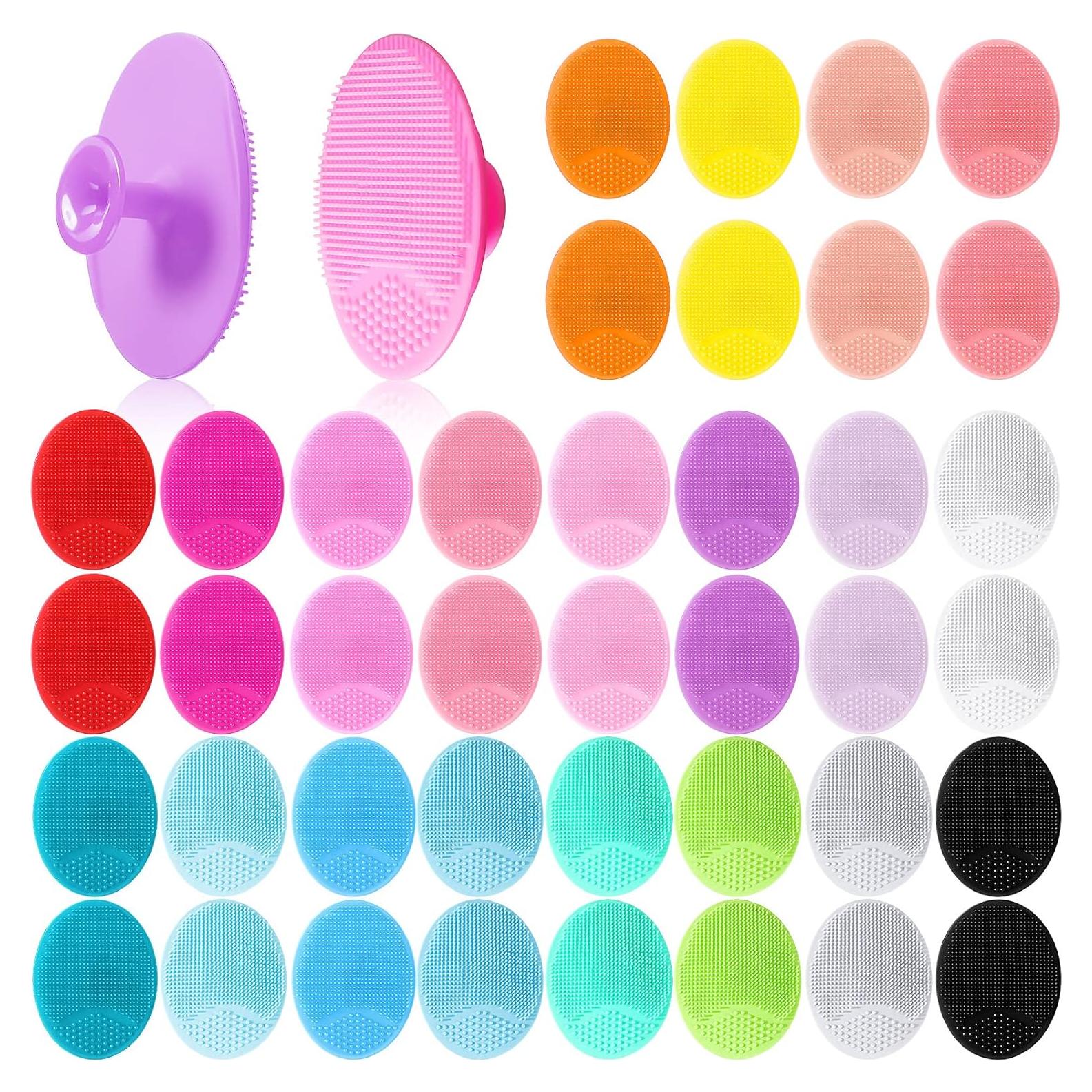 Paquete de 40 Cepillos Faciales Exfoliantes Nuogo de Silicona