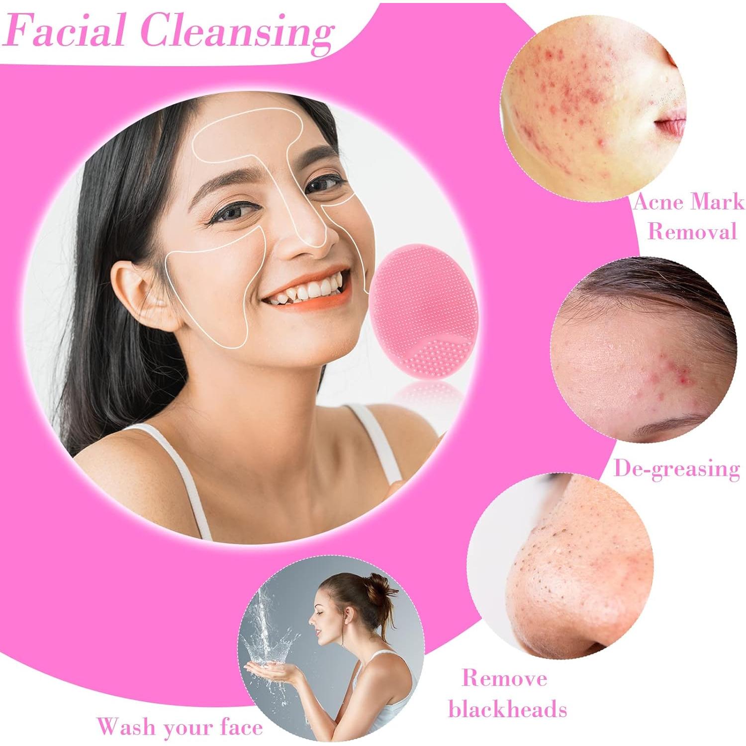 Paquete de 40 Cepillos Faciales Exfoliantes Nuogo de Silicona