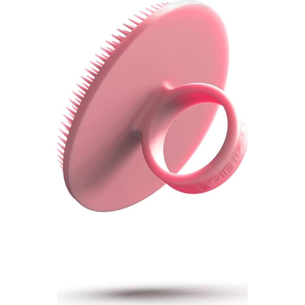Cepillo Facial Exfoliante Boie USA Rosa - Hipoalergénico y Duradero