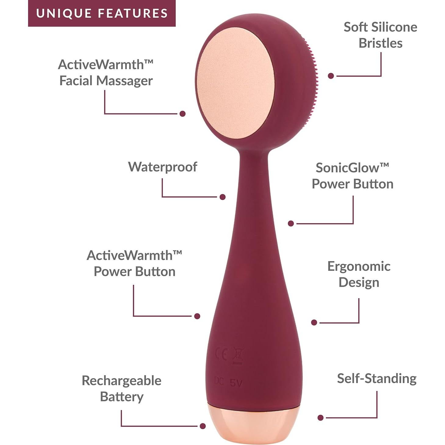 Dispositivo de Limpieza Facial PMD Clean Pro Baya - Silicona y Masajeador