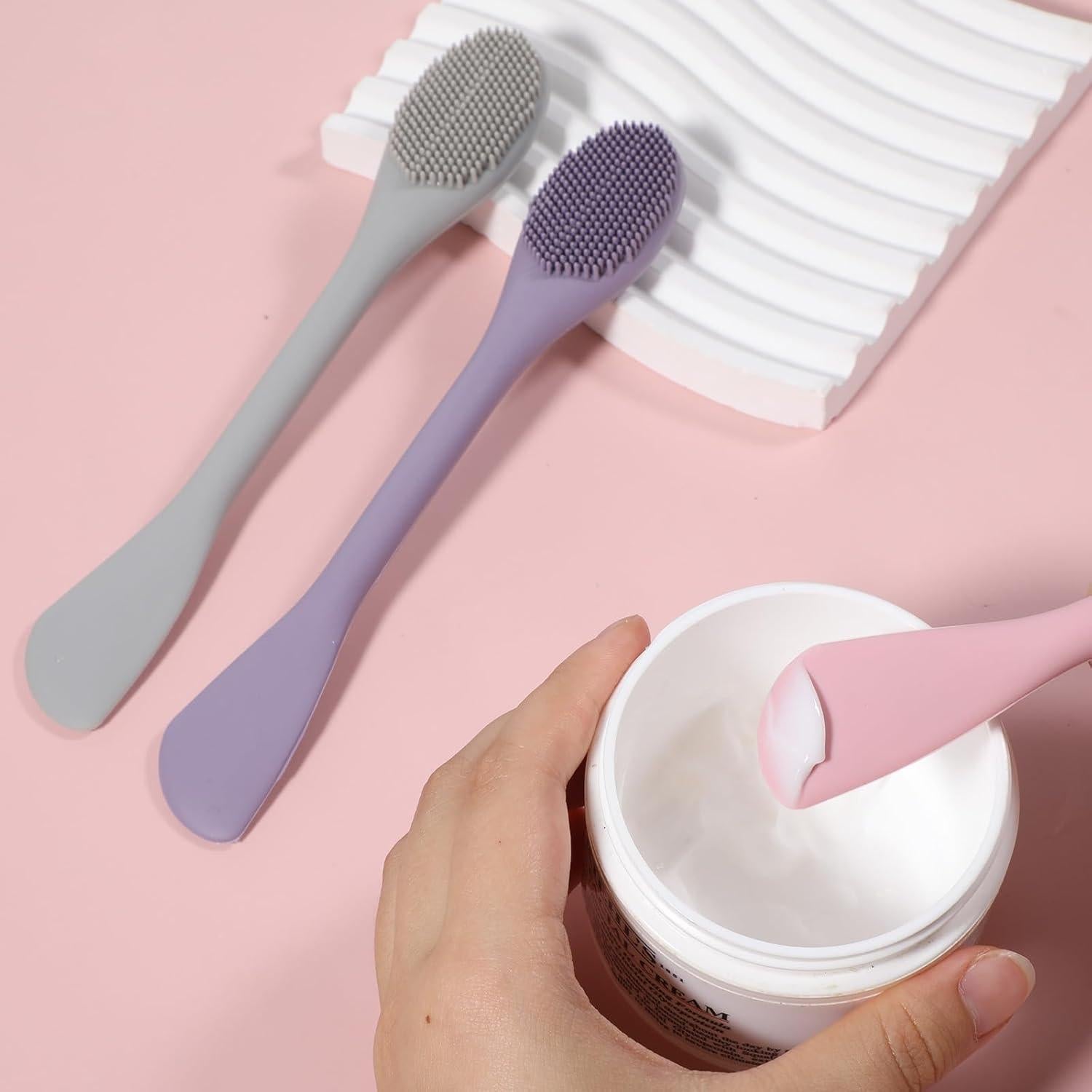 Set de 3 Cepillos Faciales de Silicona Bruislard 17.5cm