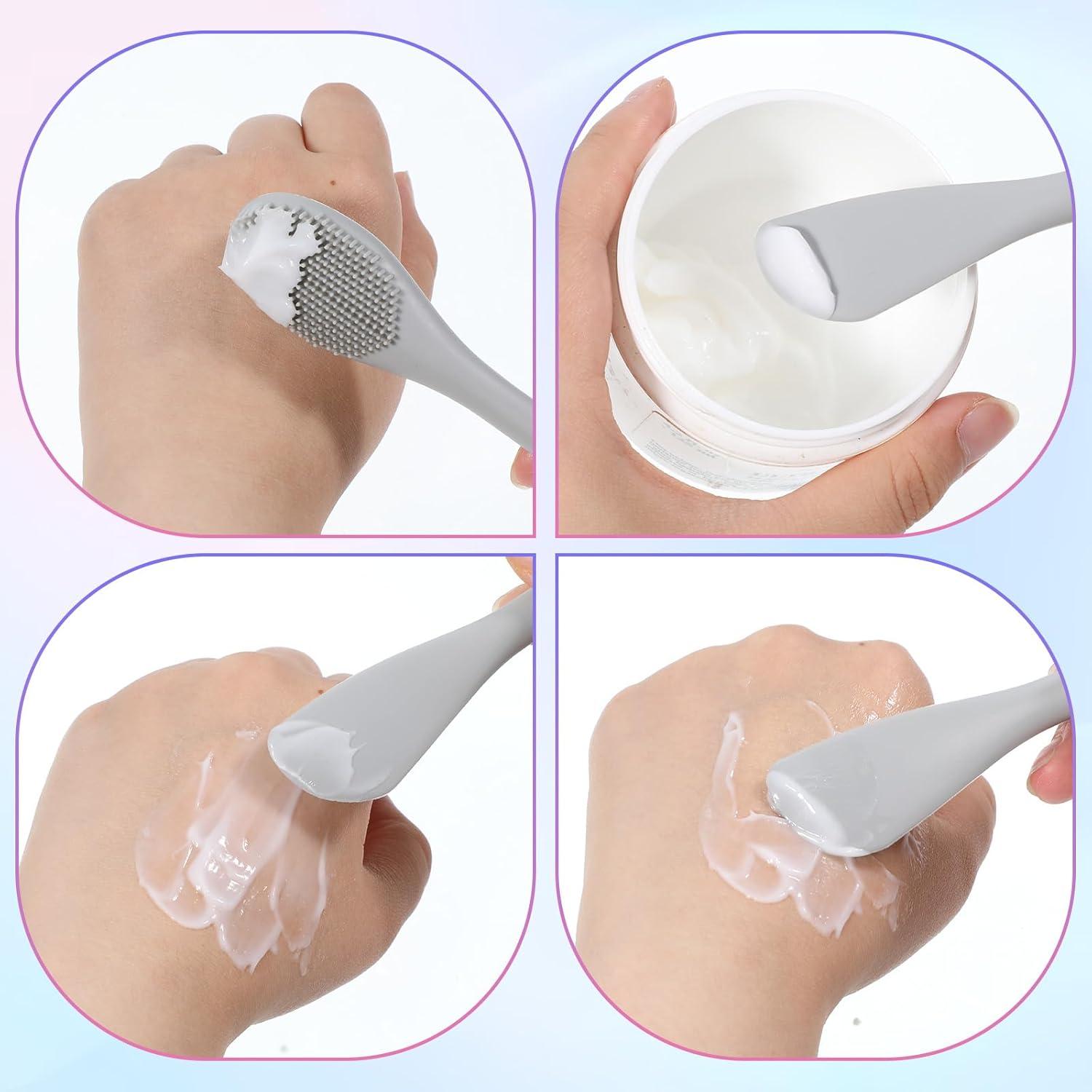 Set de 3 Cepillos Faciales de Silicona Bruislard 17.5cm