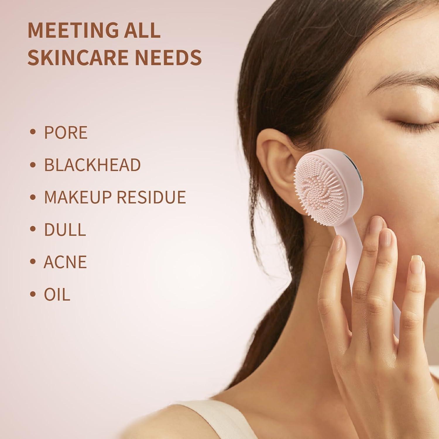 Cepillo Facial de Silicona Vaomts - Limpieza Profunda y Exfoliación