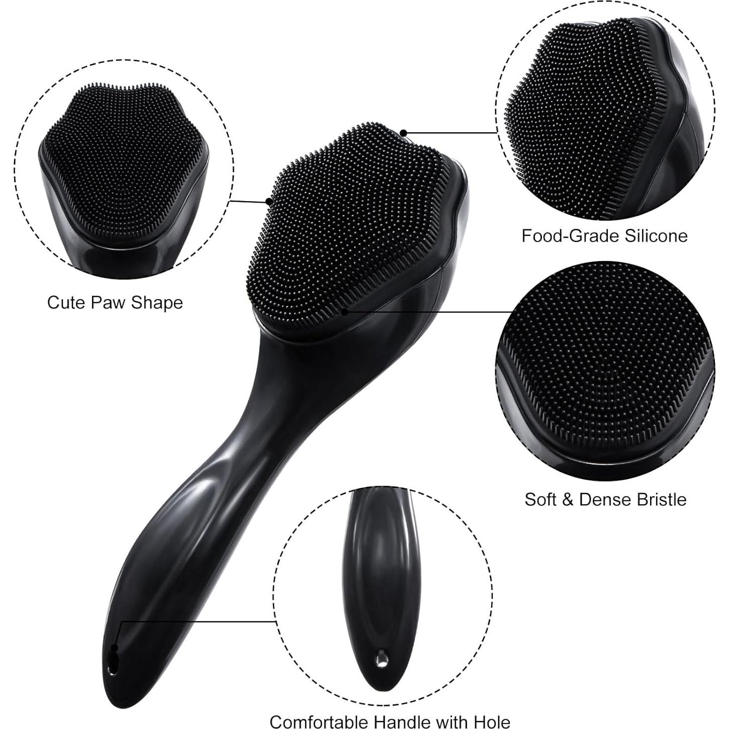 3 Cepillos Faciales de Silicona Ooloveminso para Exfoliar