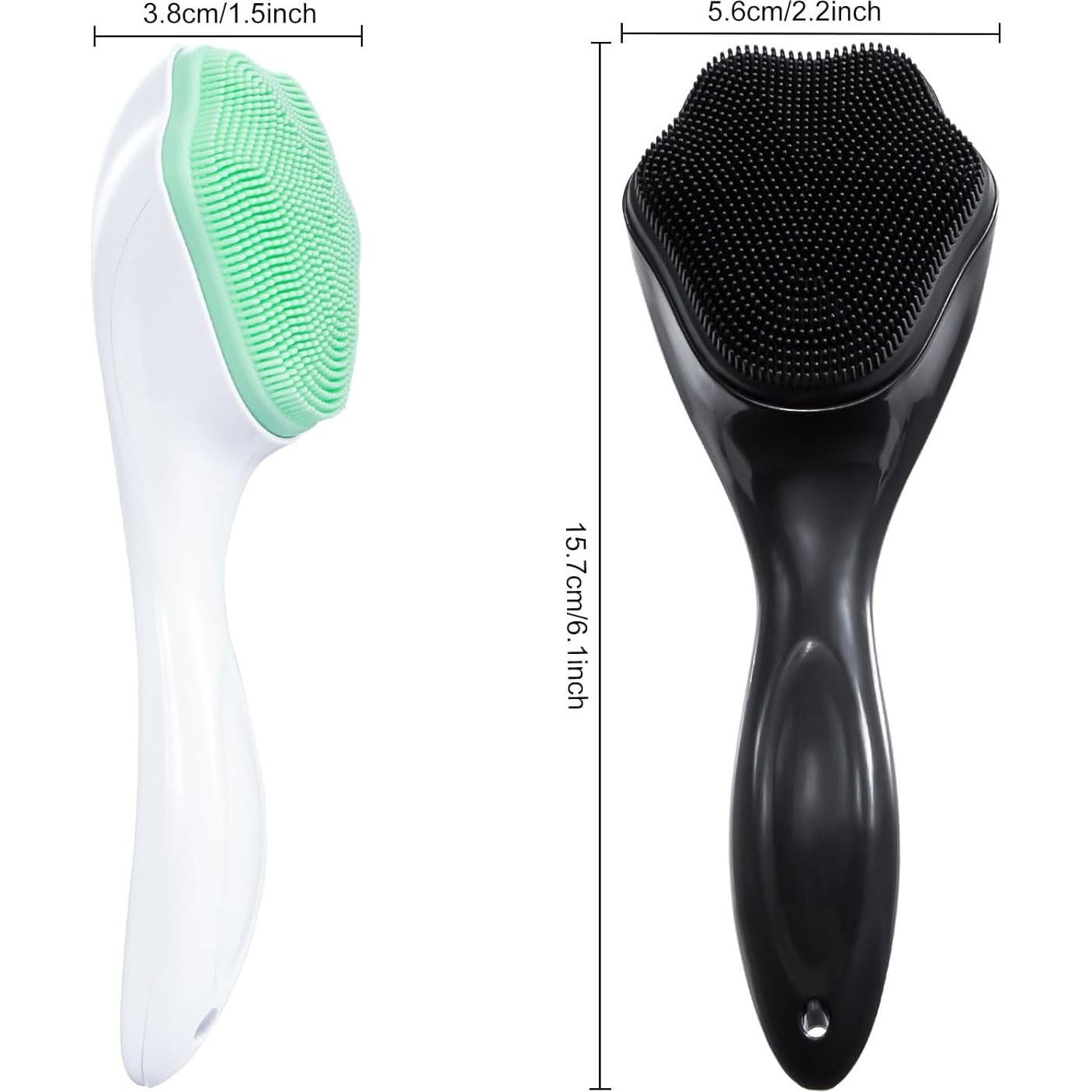 3 Cepillos Faciales de Silicona Ooloveminso para Exfoliar