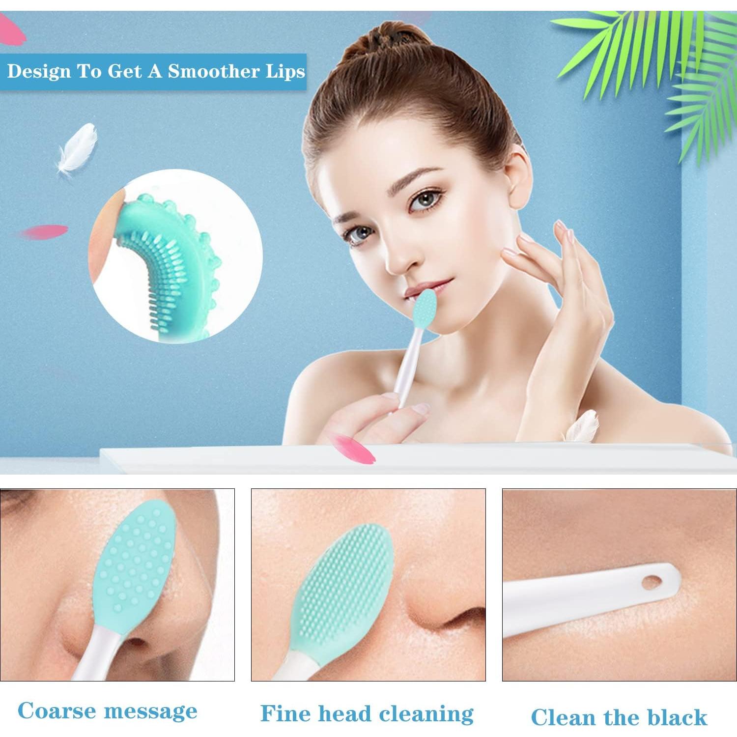 Juego de 6 Brochas de Silicona para Limpieza Facial Namgznso